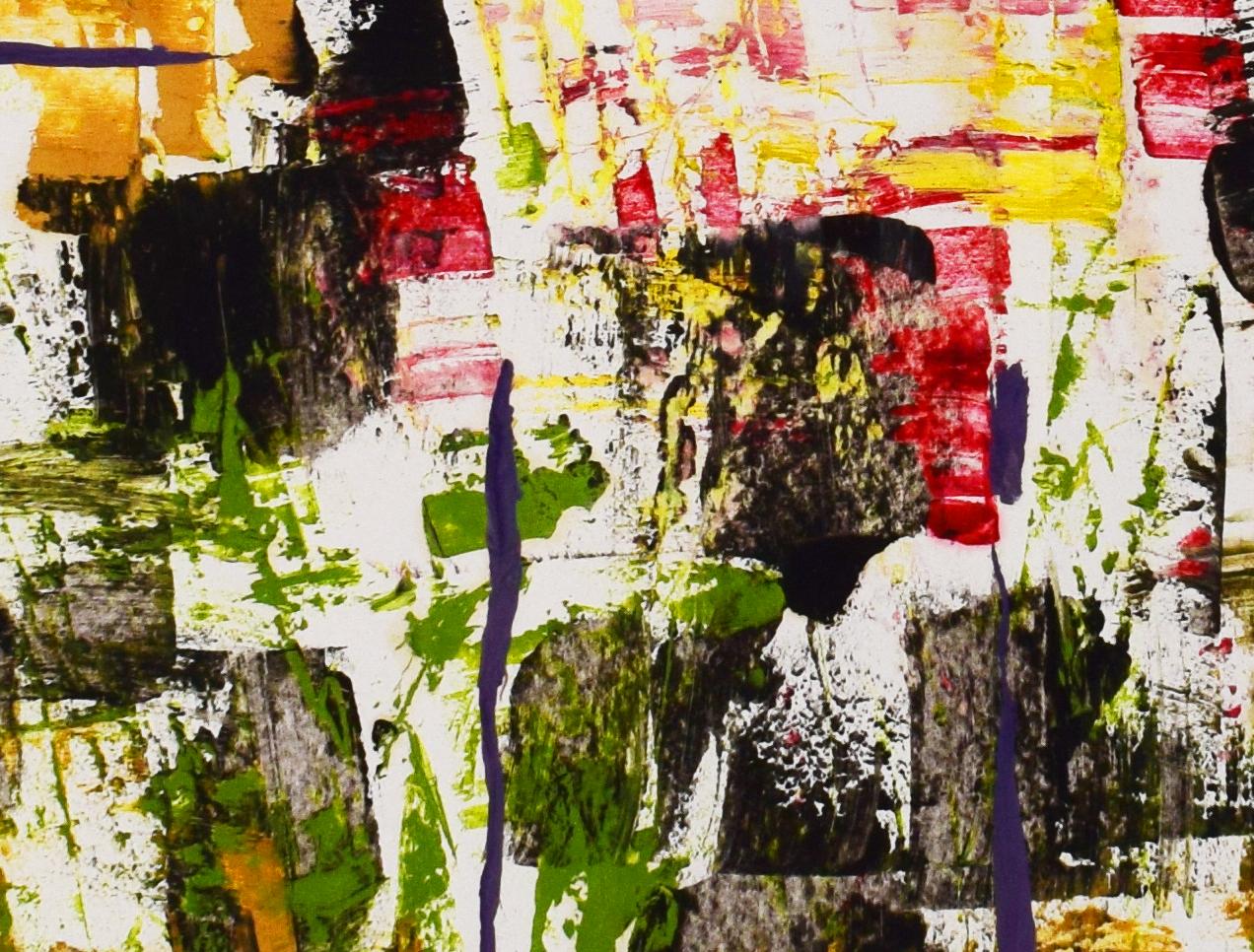 This painting is signed in ink by the artist 