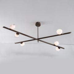 Antares Ceiling Light by Gaspare Asaro-Brunito Nero Finish