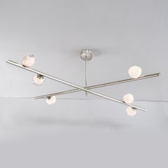 Antares Ceiling Light by Gaspare Asaro-Polished Nickel Finish