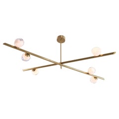 Antares Ceiling Light by Gaspare Asaro-Satin Brass Finish
