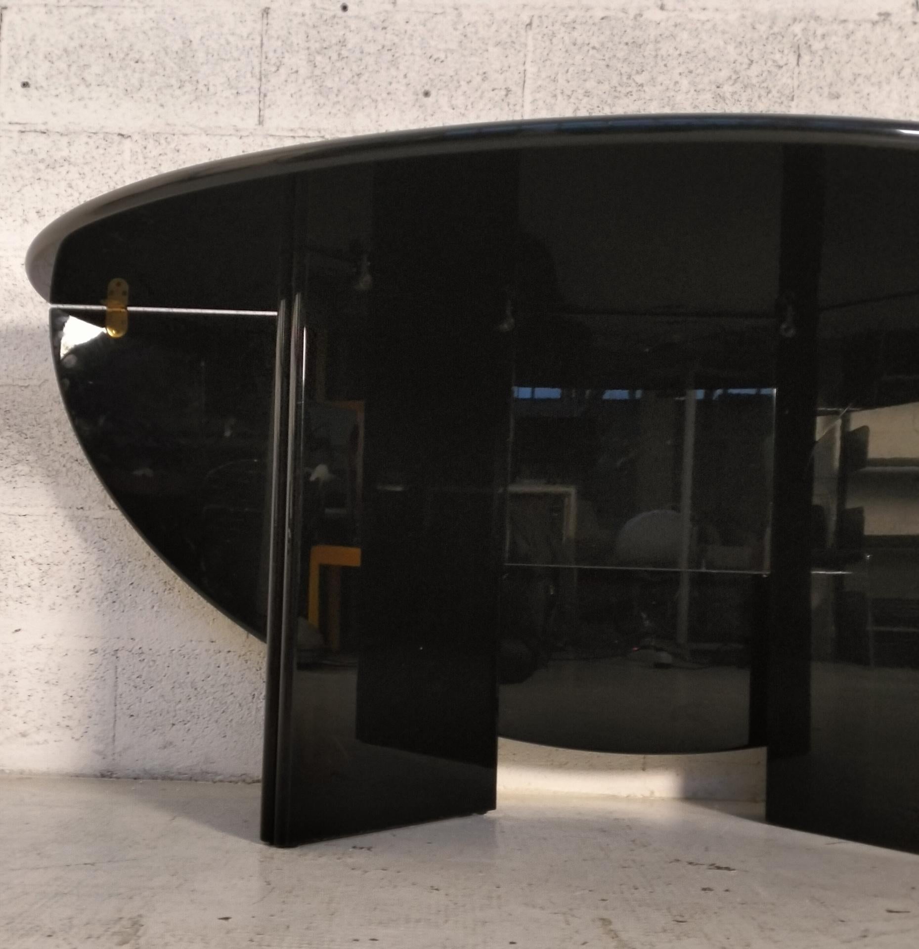 Wood Antella console table by K.azuhide Takahama for Simon Cassina, 1970s For Sale