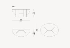 Antella Dining Table by Japanese Architect Kazuhide Takahama for Cassina