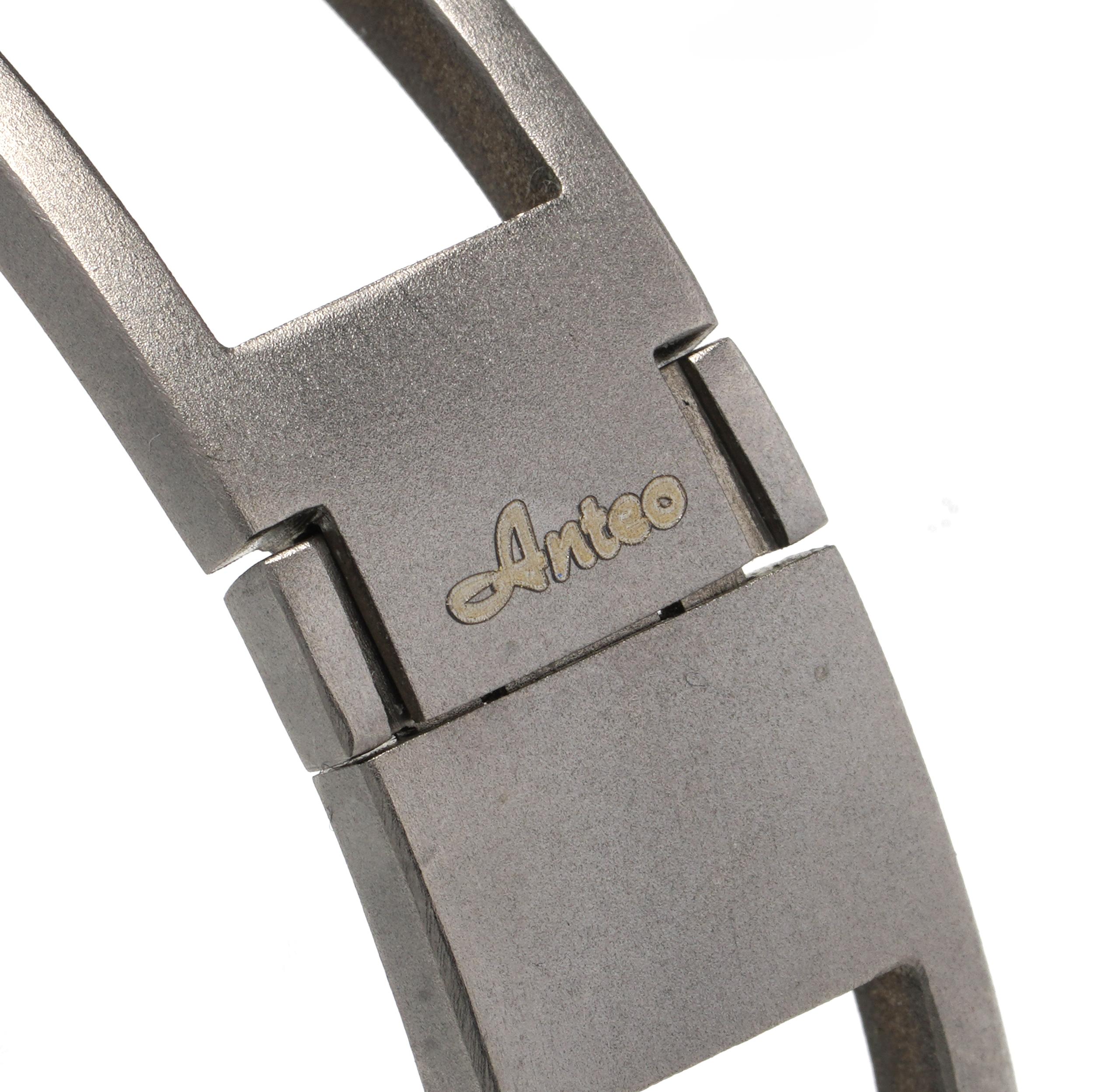 Bracciale Anteo in titanio e oro rosa 18 carati con incastonatura in vendita 3