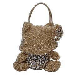 Anteprima Hello Kitty Borsa in cristallo d
oro a filo 3D