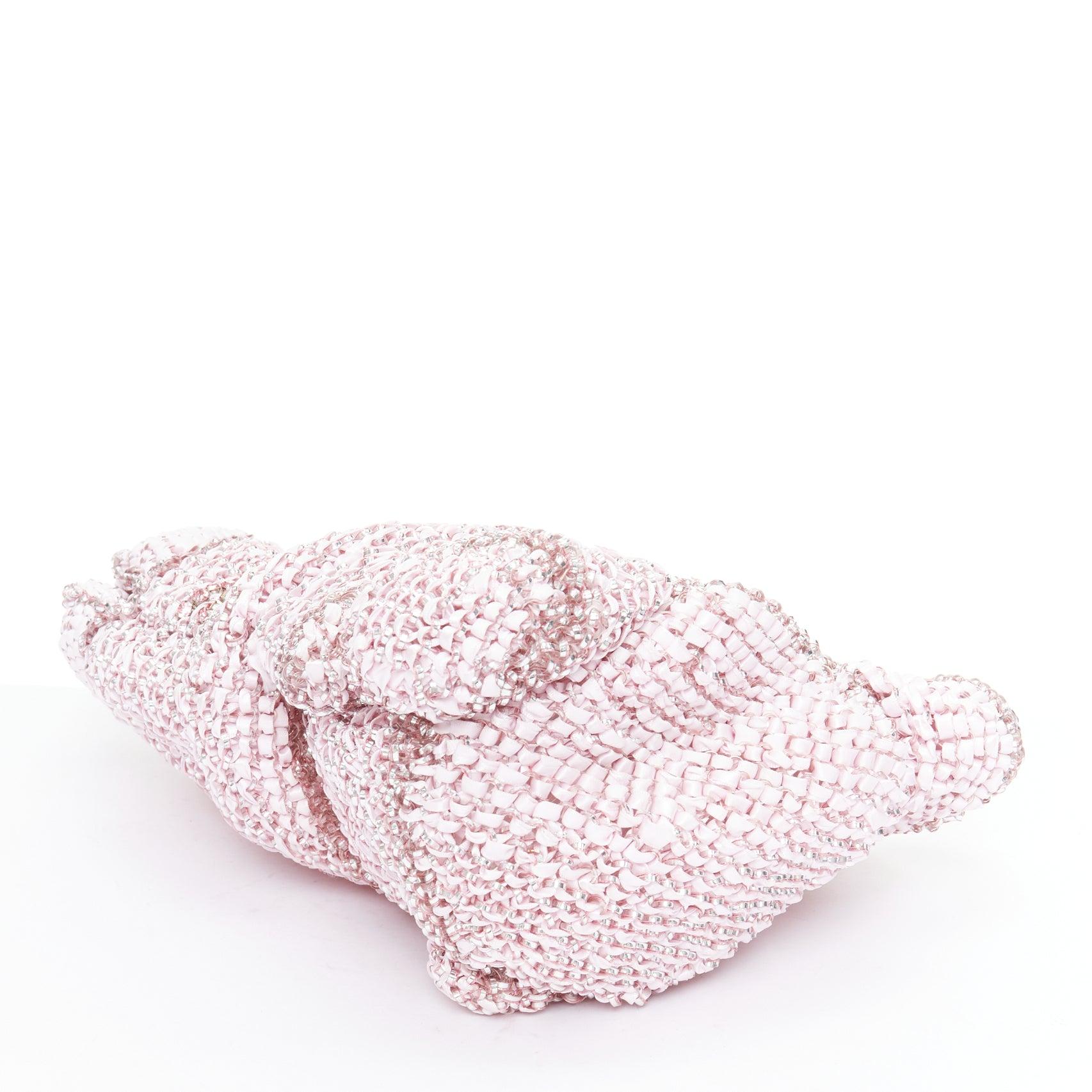 ANTEPRIMA Hello Kitty Sanrio pink PVC wire crystal embellished bag For Sale 2