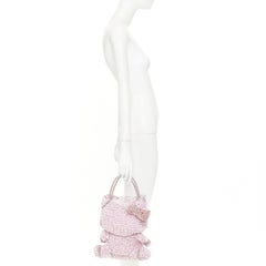 ANTEPRIMA SANRIO Hello Kitty – Sac à main en forme de panier à mailles argentées et cristaux, édition limitée