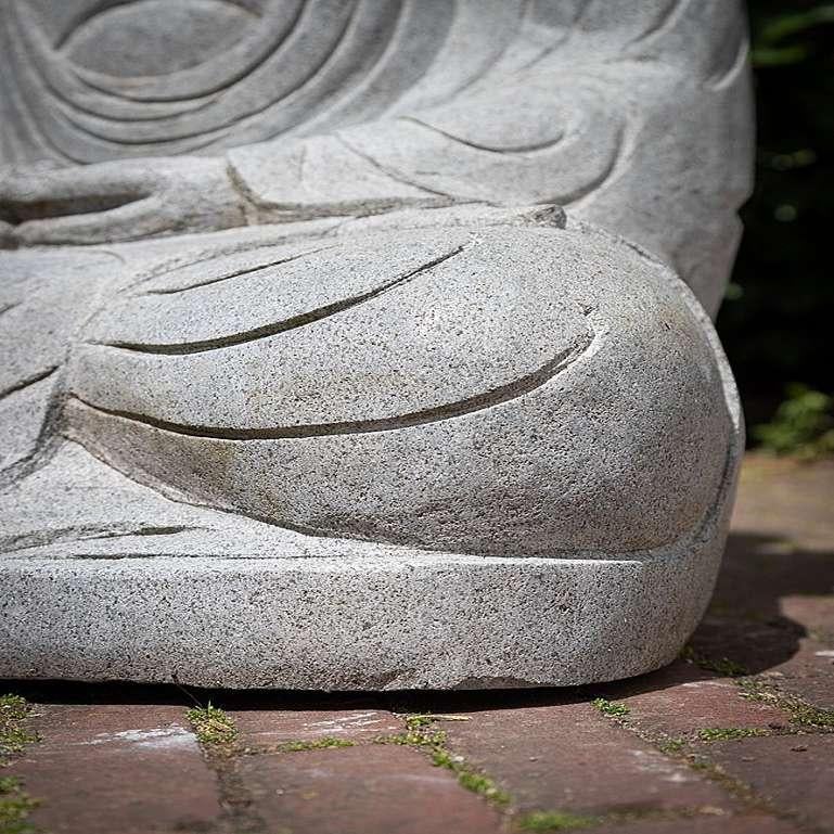 Antesite Stone Buddha Statue from Indonesia 7