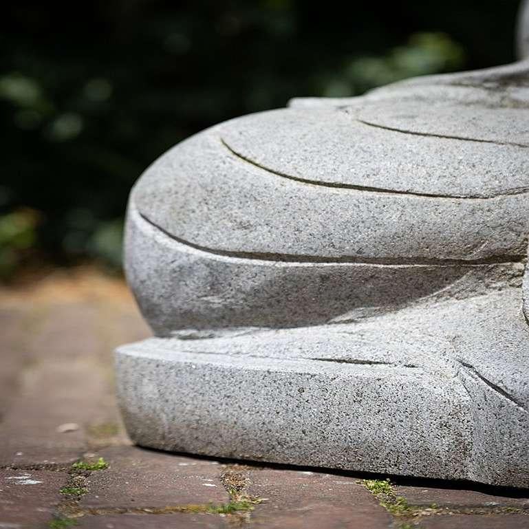 Antesite Stone Buddha Statue from Indonesia 8