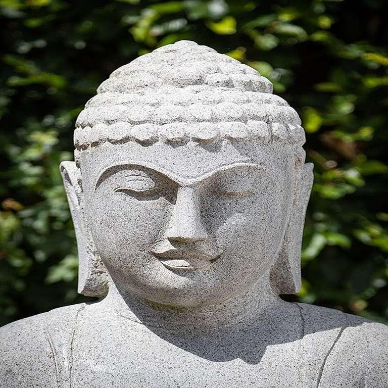 Antesite Stone Buddha Statue from Indonesia For Sale at 1stDibs