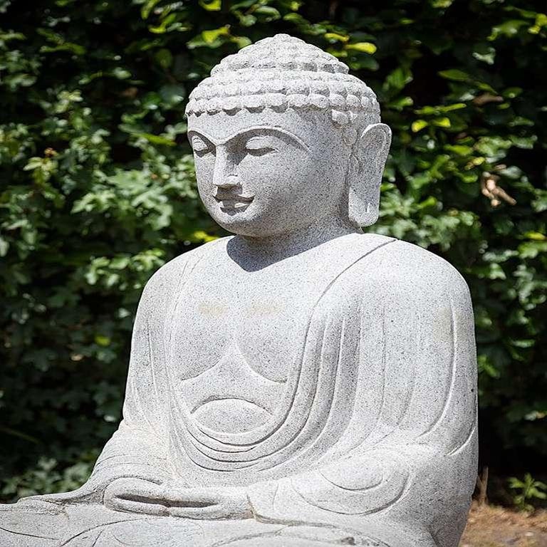 Antesite Stone Buddha Statue from Indonesia For Sale at 1stDibs