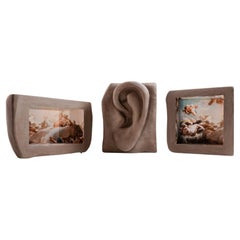 Anthea Olympus Contemporary Sculptural Console w/ Renaissance Art by MainGUILTY