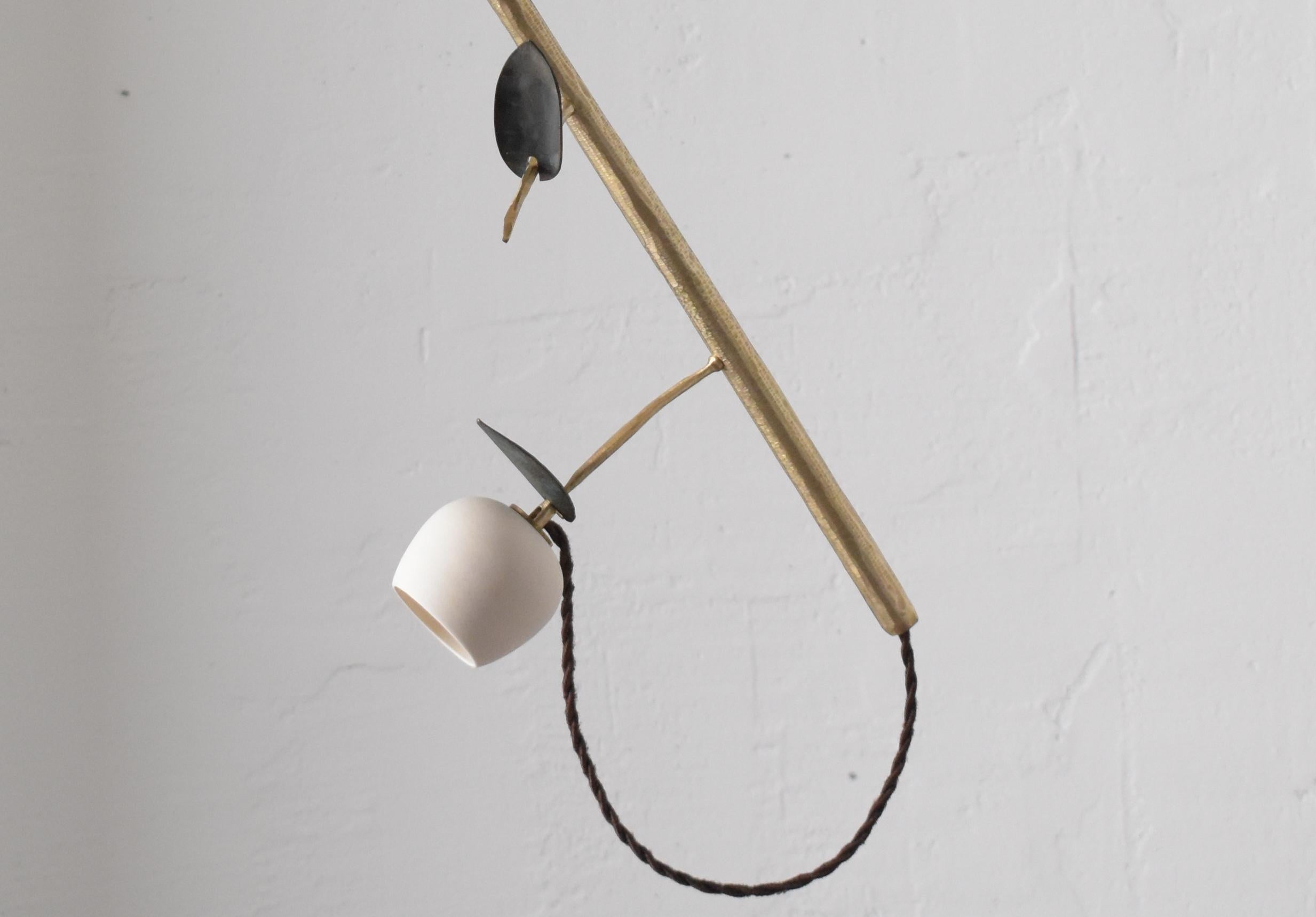 Anthology Brass Hanging Light Object by Periclis Frementitis In New Condition For Sale In Geneve, CH