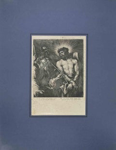 The Reed Offered to Christ - Etching by Anthonis van Dick - 1631 ca.