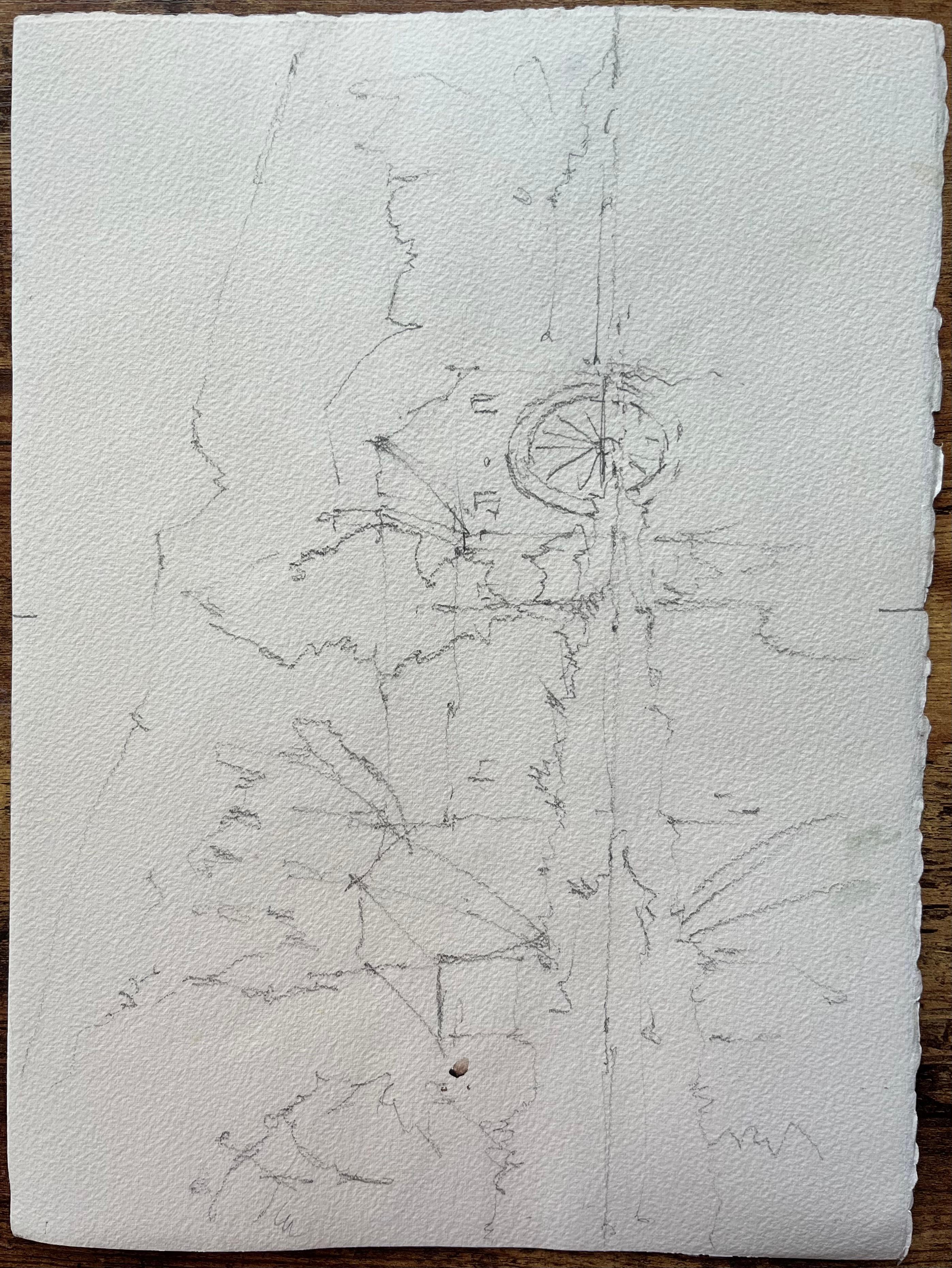 Aquarelle impressionniste britannique représentant un ensemble floral libre de fleurs roses en vente 3