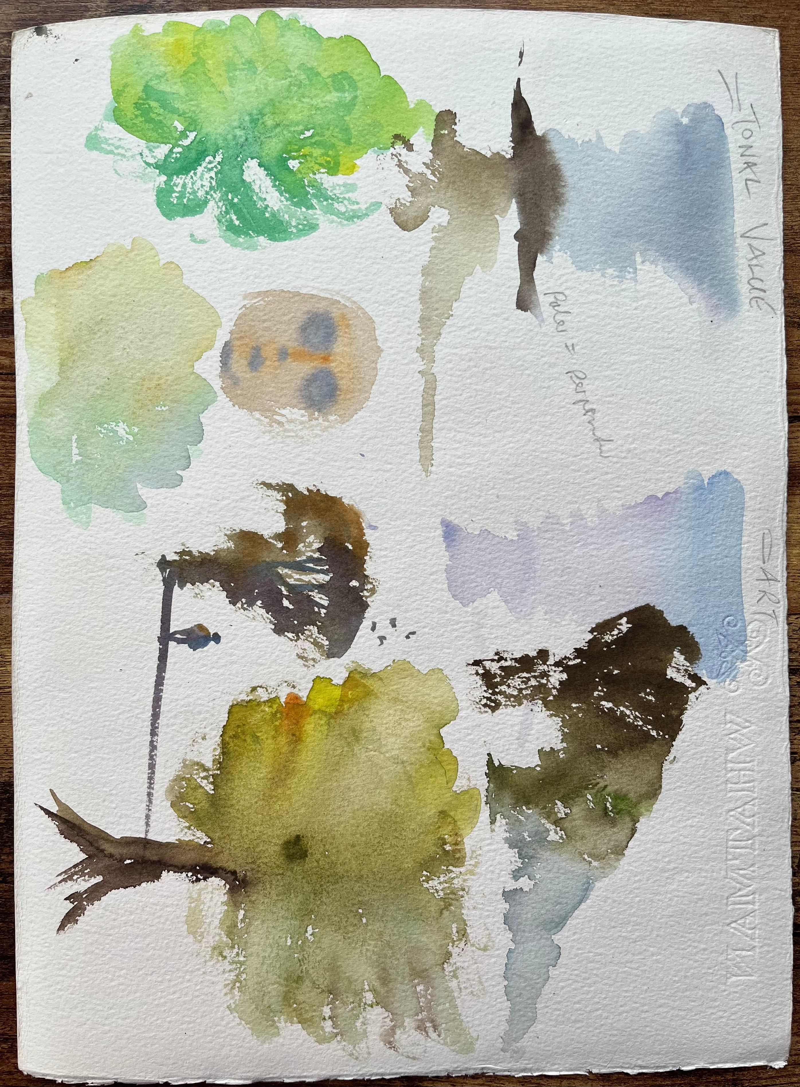 Britischer Impressionist Aquarell eines malerischen Torbogens und einer Gasse im Angebot 2