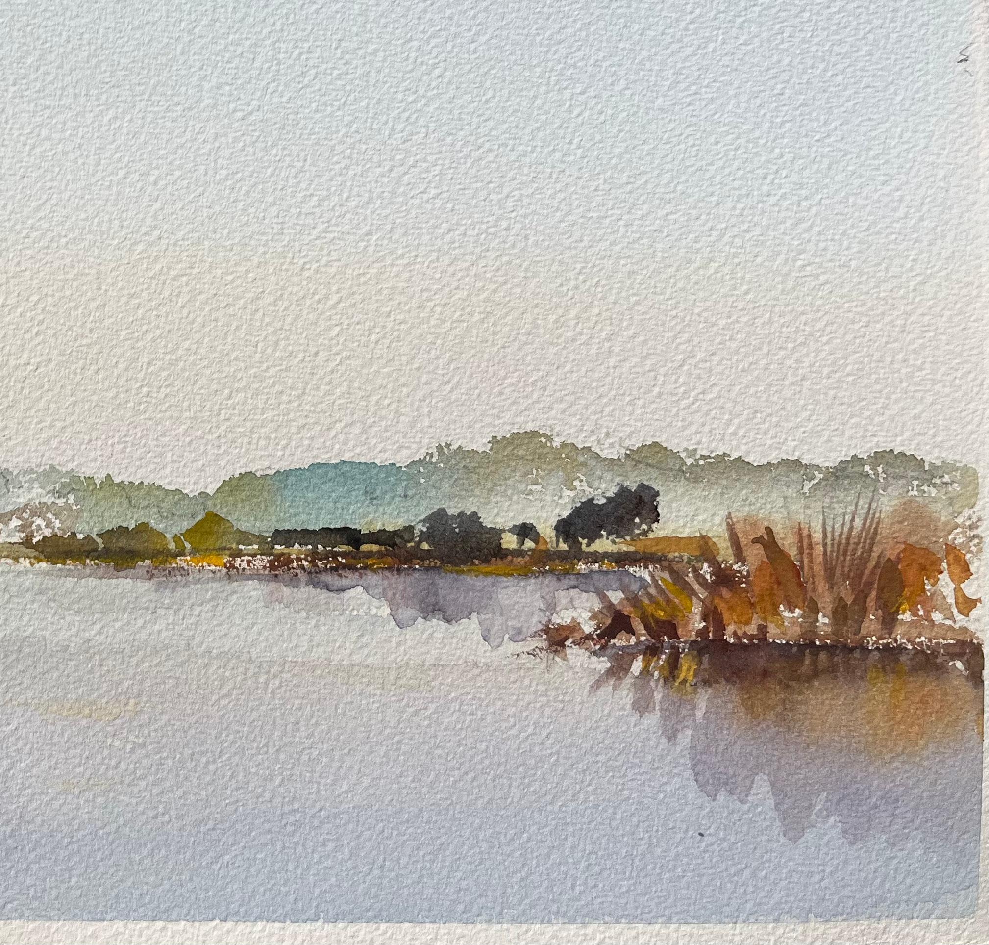 Titel: Britischer Impressionist Aquarell eines Segelbootes auf einem ruhigen See
Von Anthony Avery (Brite 1946-2023)
Original-Aquarell auf Künstlerpapier, ungerahmt
Abmessungen: 11 x 15,25 Zoll (Höhe x Breite)
Zustand: Gut, mit leichten