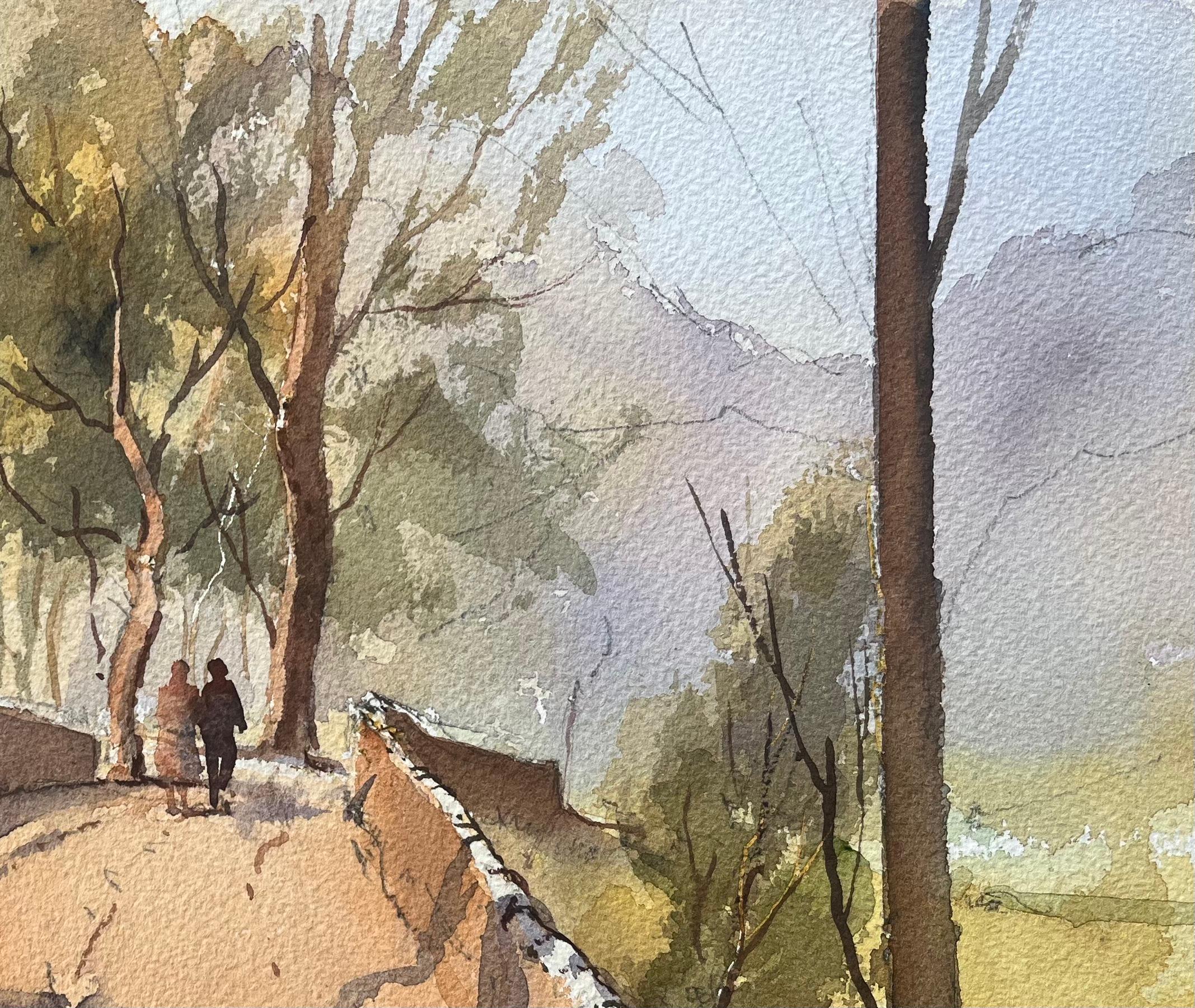 Título: Acuarela impresionista británica de paseo campestre sobre un puente de piedra
de Anthony Avery (británico 1946-2023)
Acuarela original sobre papel de artista, sin enmarcar
Dimensiones: 11 x 15,25 pulgadas (Alto x Ancho)
Estado: Bueno, con