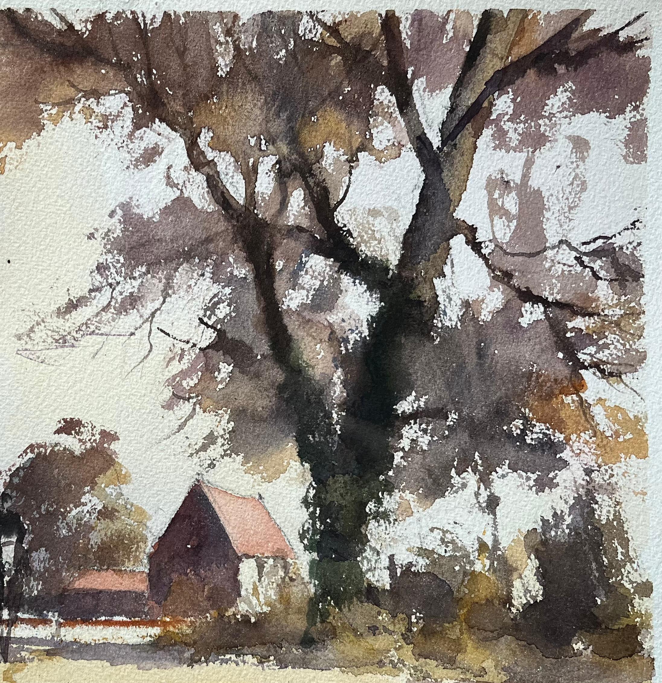 Título: Acuarela impresionista británica de jinetes a caballo en un camino rural
Por Anthony Avery (británico 1946-2023)
Acuarela original sobre papel de artista, sin enmarcar
Dimensiones: 11,25 x 15,5 pulgadas (Alto x Ancho)
Estado: Bueno, con