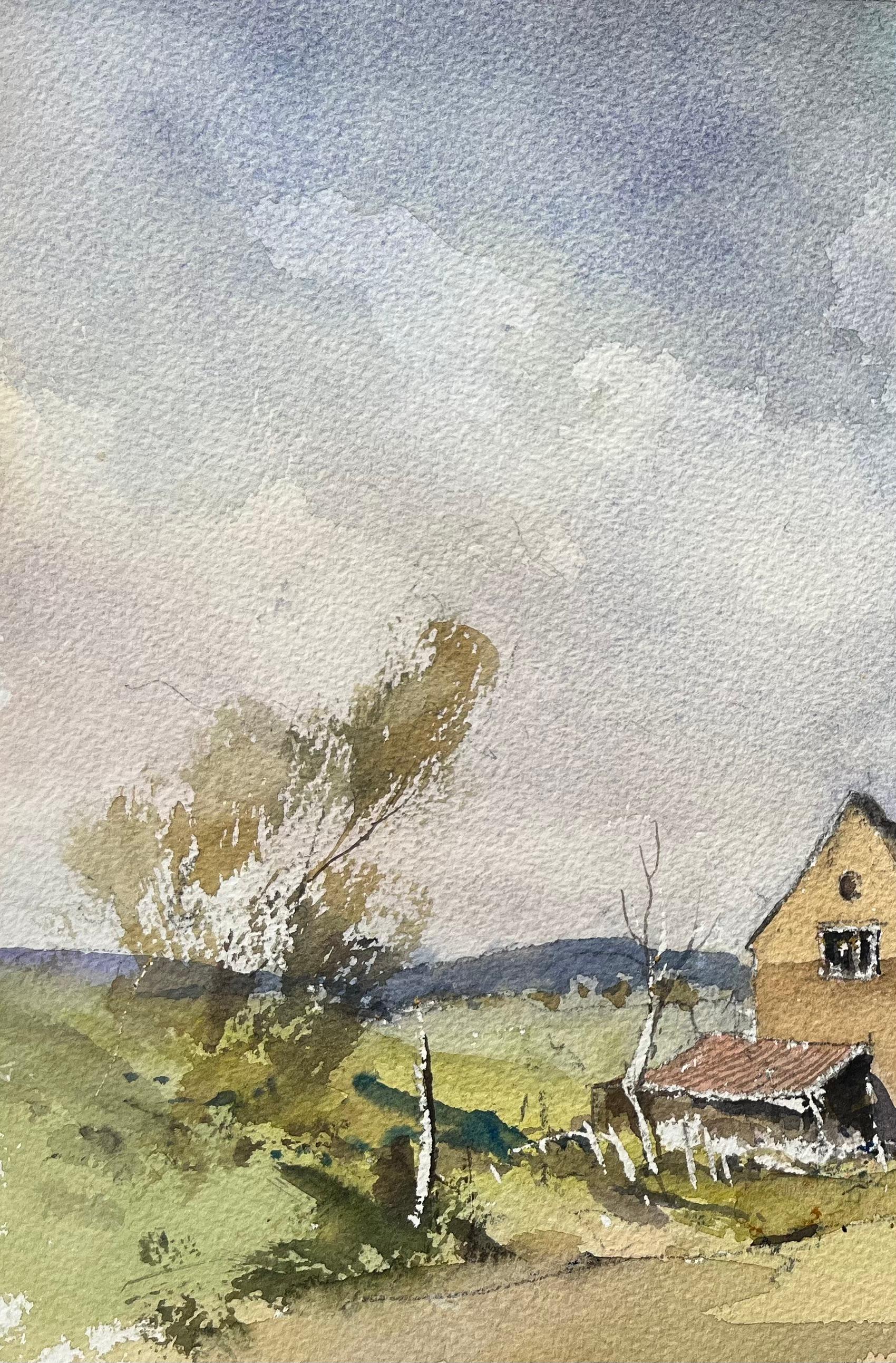 Titolo: Acquerello impressionista britannico di cascina rurale e cavalieri
di Anthony Avery (Regno Unito 1946-2023)
Acquerello originale su carta per artisti, senza cornice
Dimensioni: 11,25 x 15 pollici (altezza x larghezza)
Condit: Buono, con