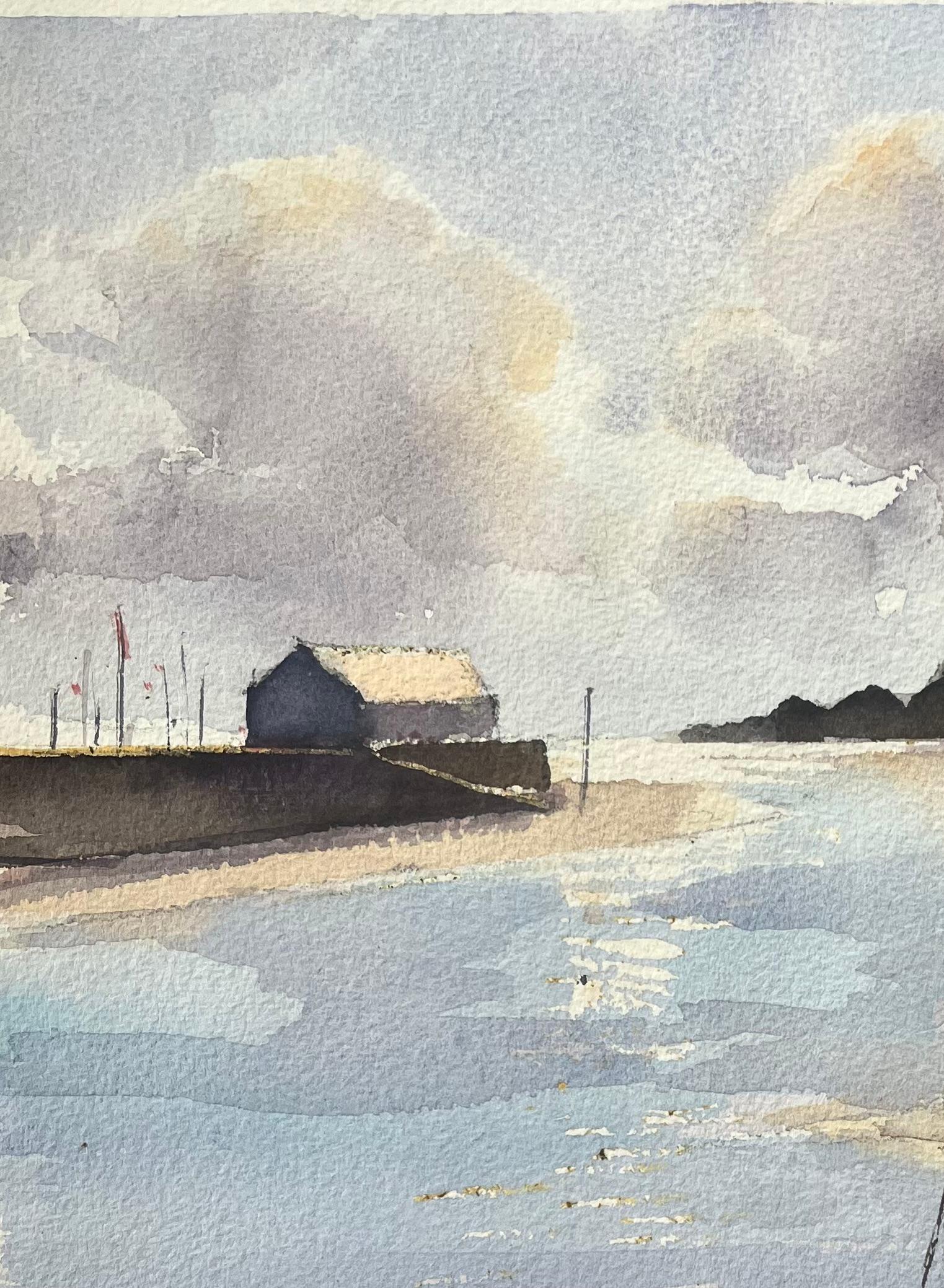 Título: Acuarela impresionista británica de muelle junto al mar con barco y figuras
de Anthony Avery (británico 1946-2023)
Acuarela original sobre papel de artista, sin enmarcar
Dimensiones: 15 x 11,25 pulgadas (Alto x Ancho)
Firmado: Sí
Estado:
