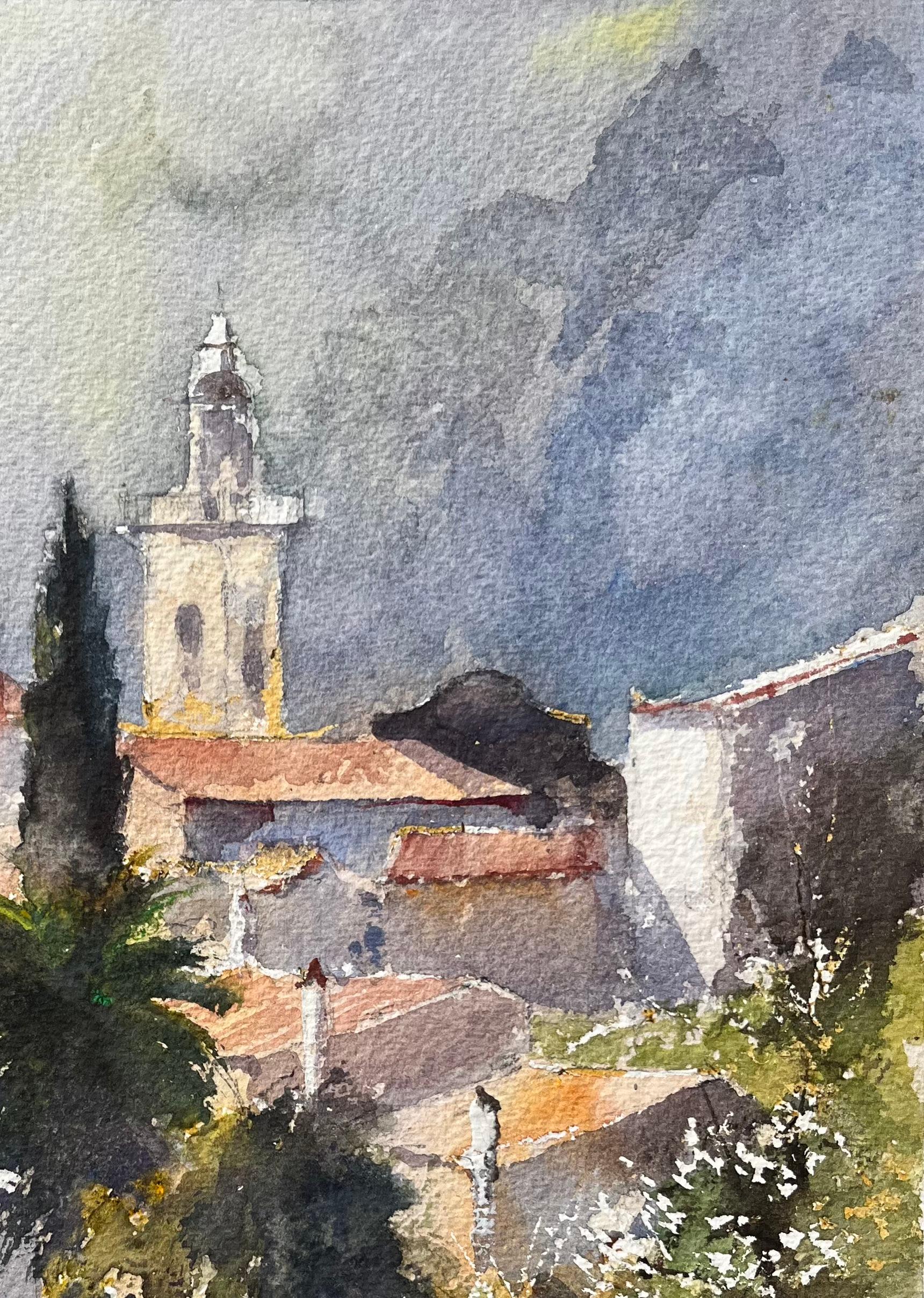Acquerello impressionista britannico di 