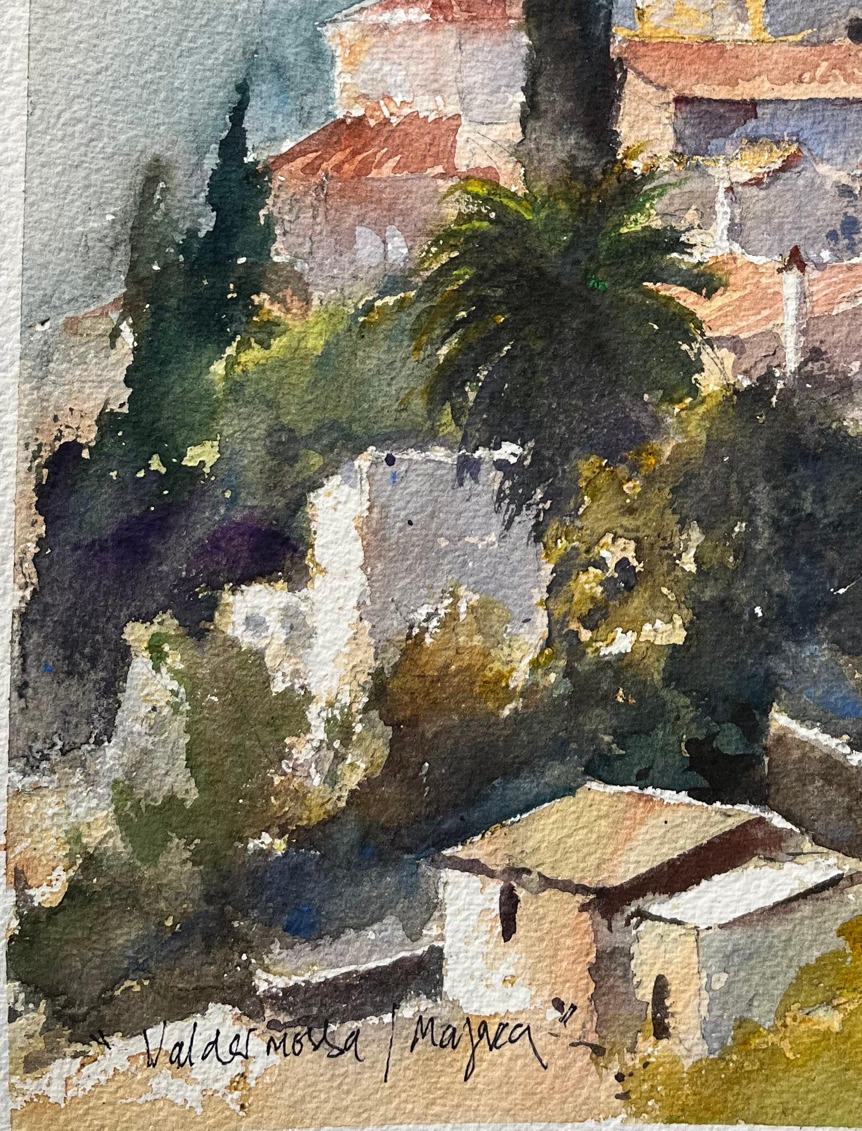 Acquerello impressionista britannico di 
