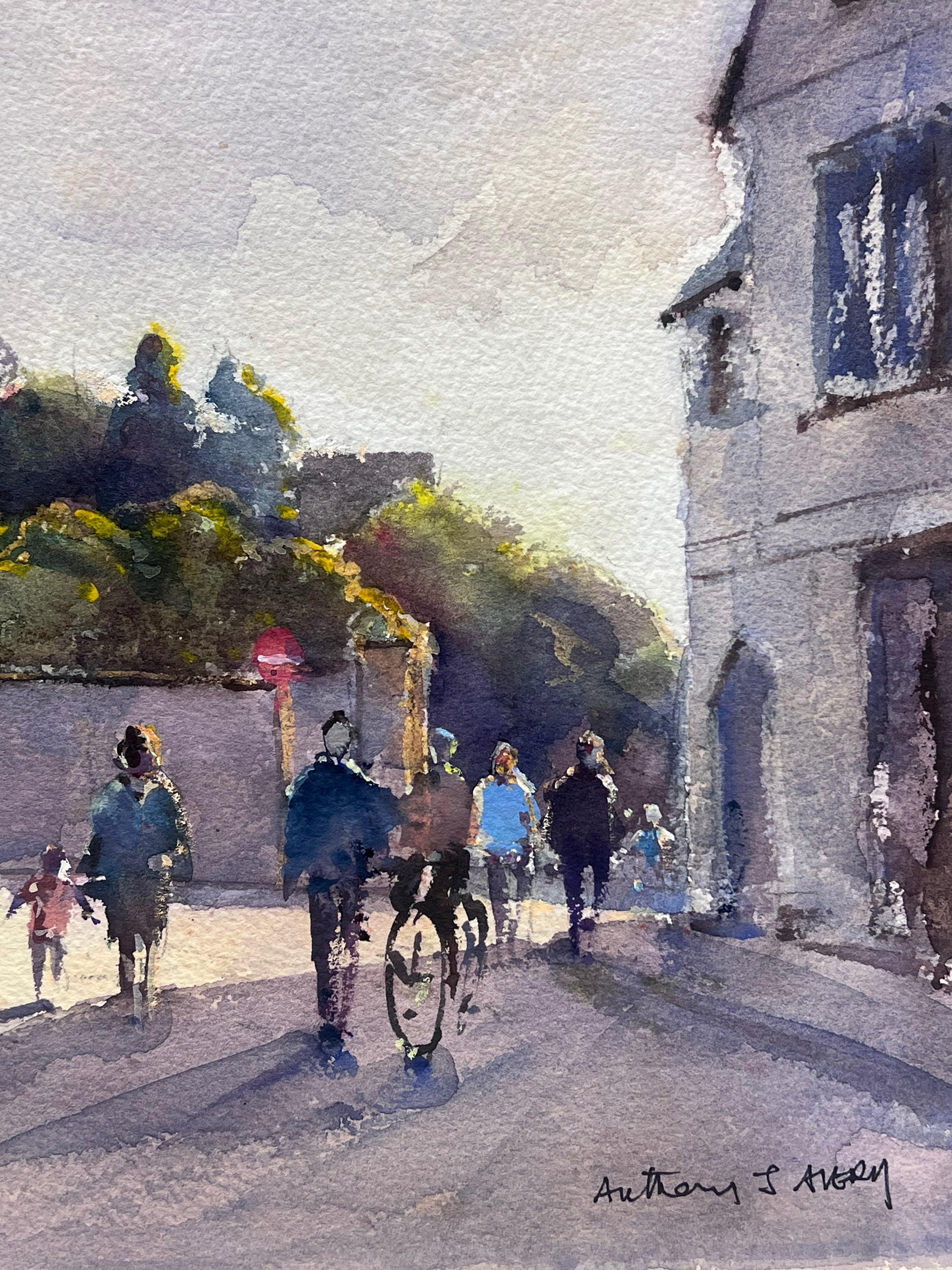Der Bischofspalast, Hereford
von Anthony Avery (Brite 1946-2023) * siehe Anmerkungen unten
Original-Aquarell auf Künstlerpapier, ungerahmt
Abmessungen des Papiers: 11 x 15 Zoll
Zustand: sehr gut und genussbereit. 
Provenienz: aus einer großen