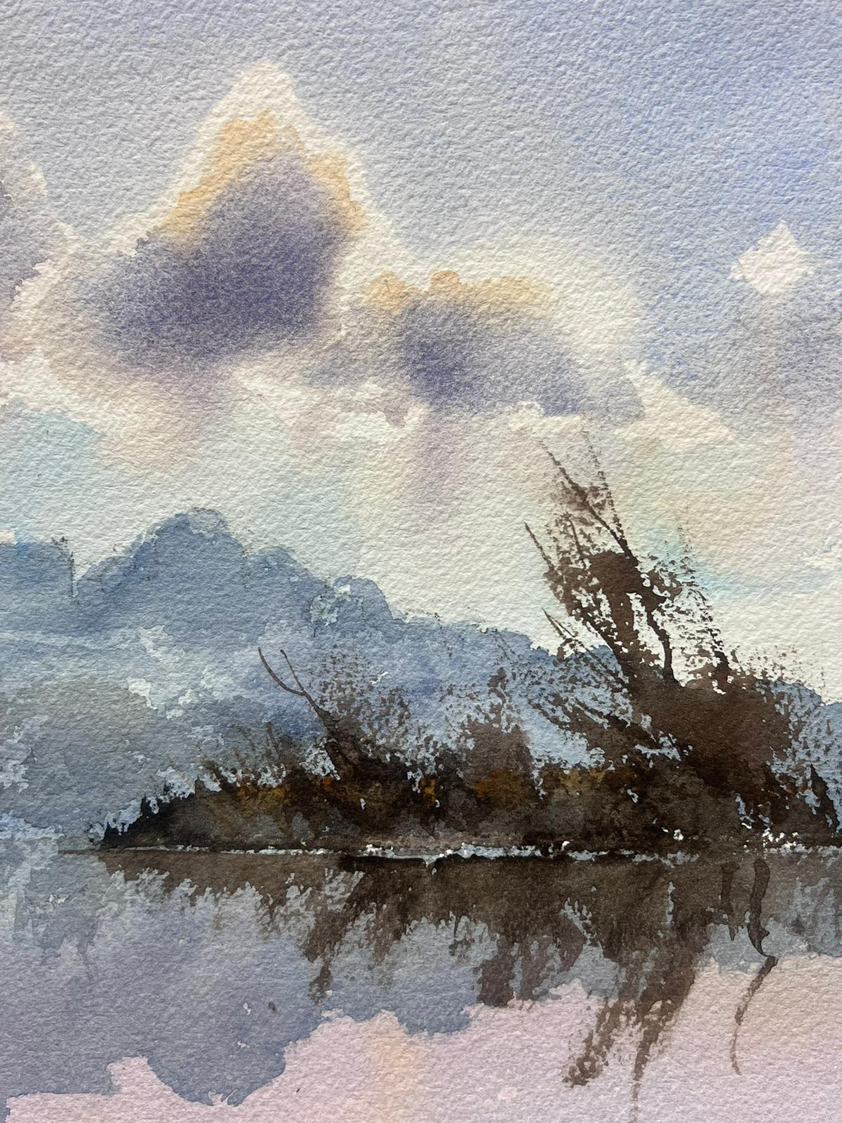 The Distant Church Spire
by Anthony Avery (British 1946-2023) * see notes below
original watercolor on artists paper, unframed
paper dimensions: 11 x 15 inches
condition: very good and ready to be enjoyed. 
provenance: from a large collection of