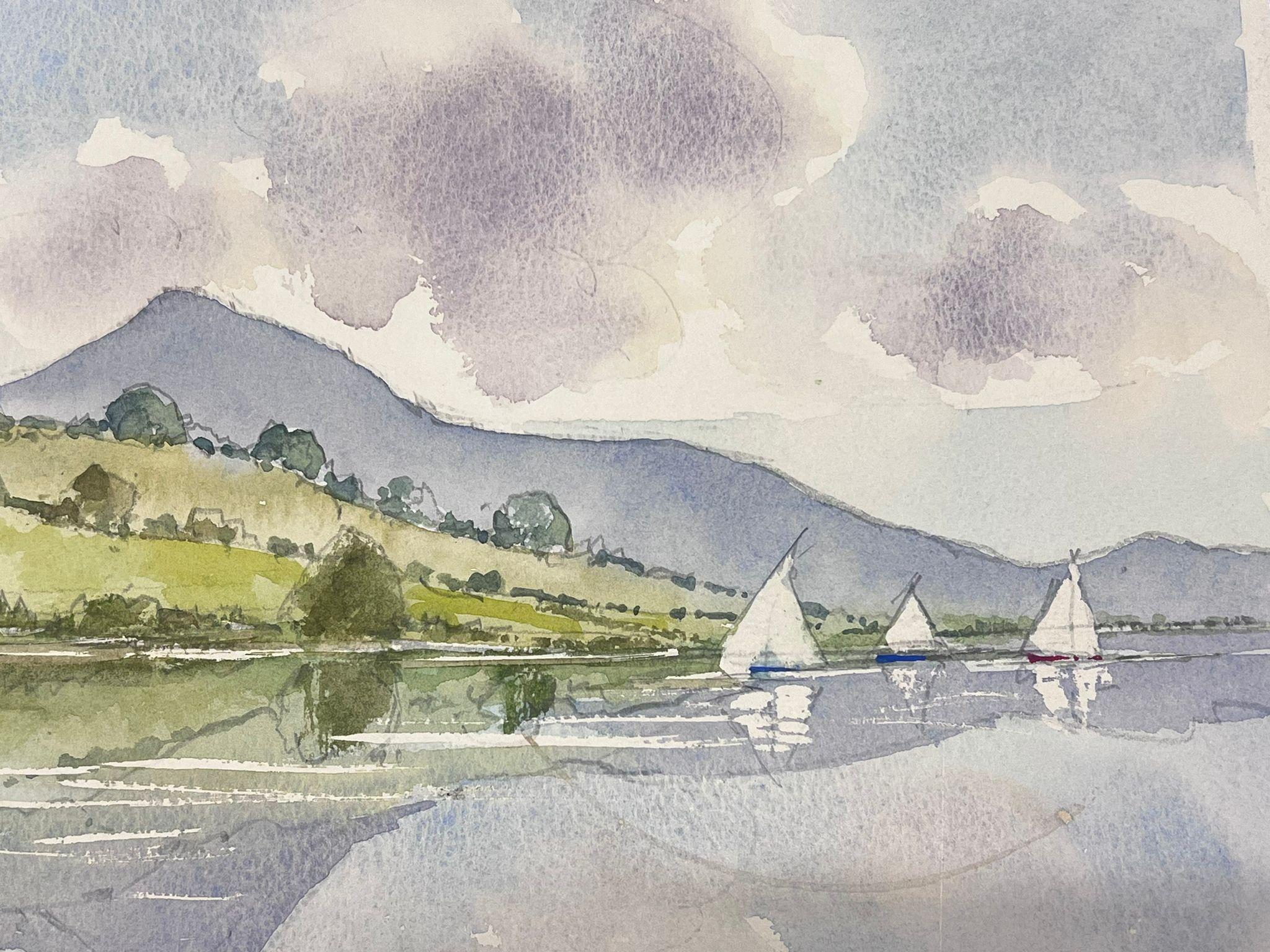 Sailing Boats
by Anthony Avery (British 1946-2023) * see notes below
original watercolor on artists paper, unframed
paper dimensions: 10 x 14 inches
condition: very good and ready to be enjoyed. 
provenance: from a large collection of this artists
