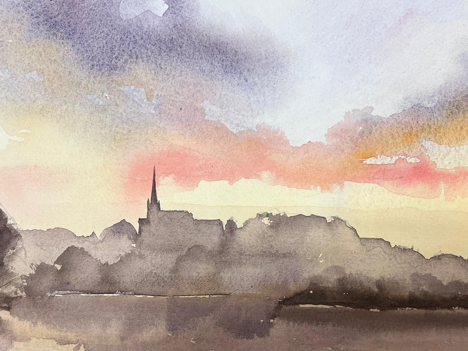 Coucher de soleil britannique
par Anthony Avery (britannique 1946-2023) * voir notes ci-dessous
aquarelle originale sur papier d'artiste, non encadrée
dimensions du papier : 15.5 x 11 pouces
état : très bon et prêt à être dégusté. 
Provenance :