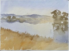 Britisches Original-Aquarell einer Mischung aus Seestücken, britische Landschaft