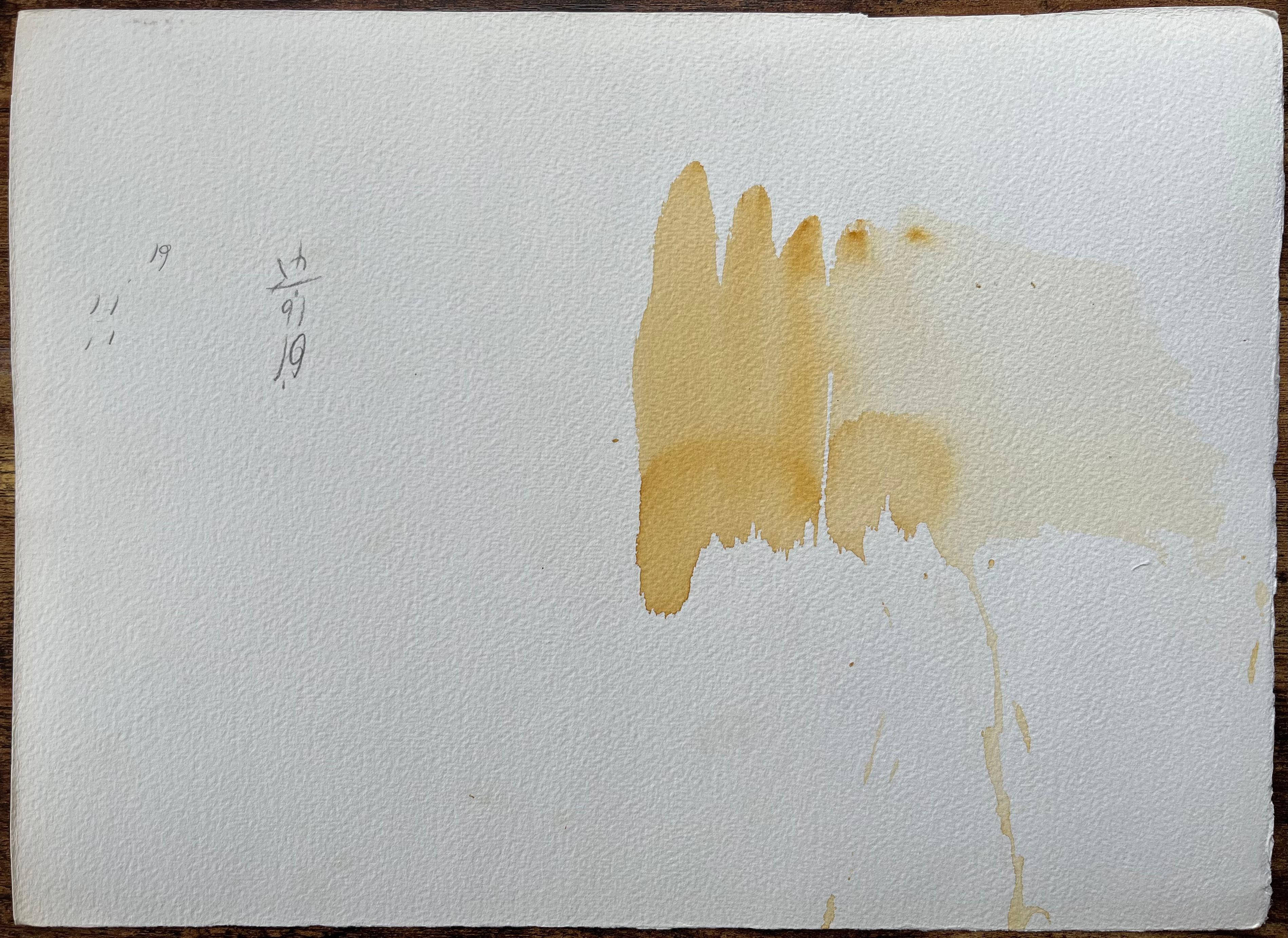 Aquarelle britannique d'une vue panoramique d'un village de campagne avec cheval et cavalier en vente 2