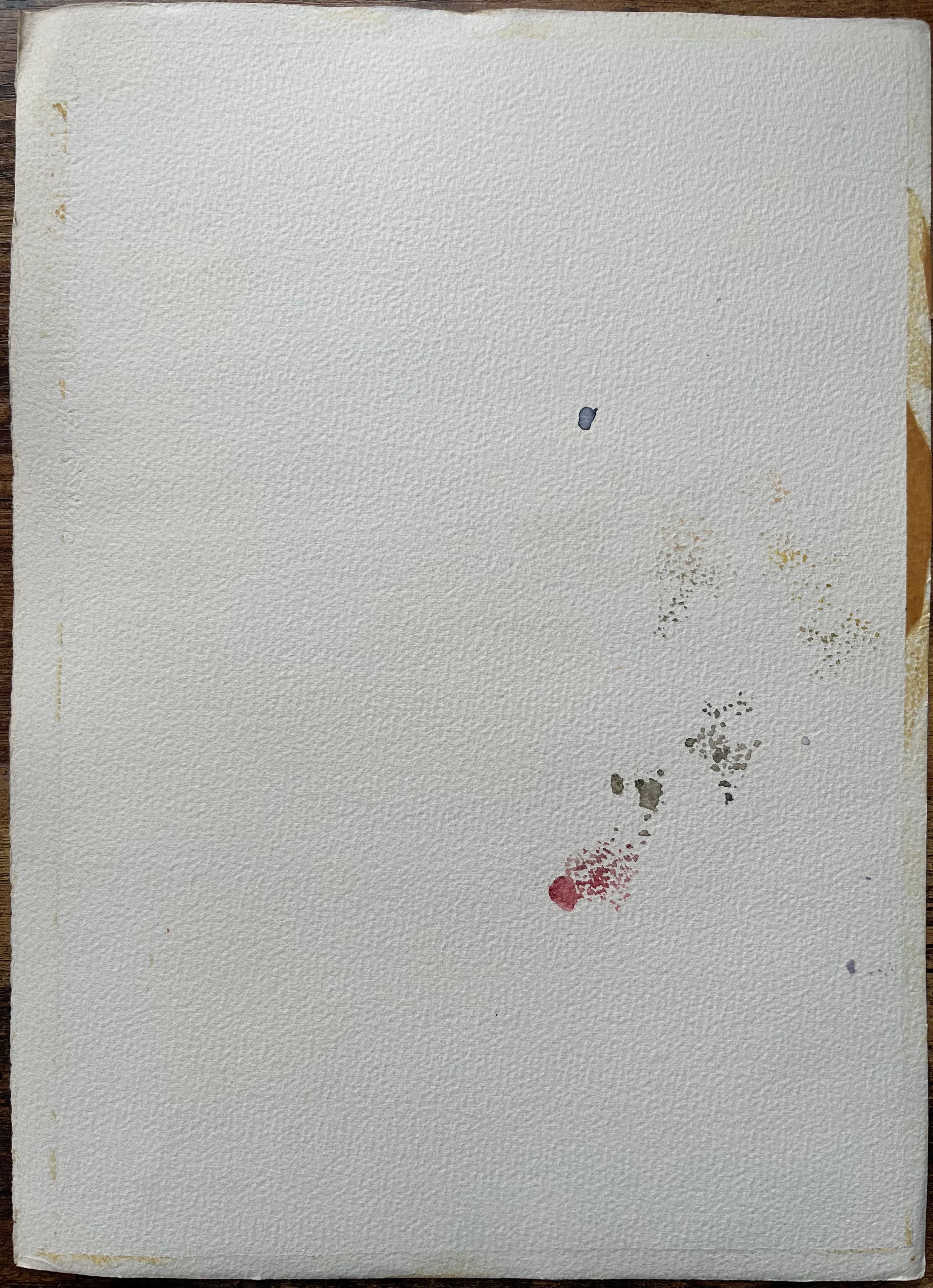 Aquarelle britannique d'une scène de bord de rivière Ross-on-Wye avec spirale et reflets en vente 2