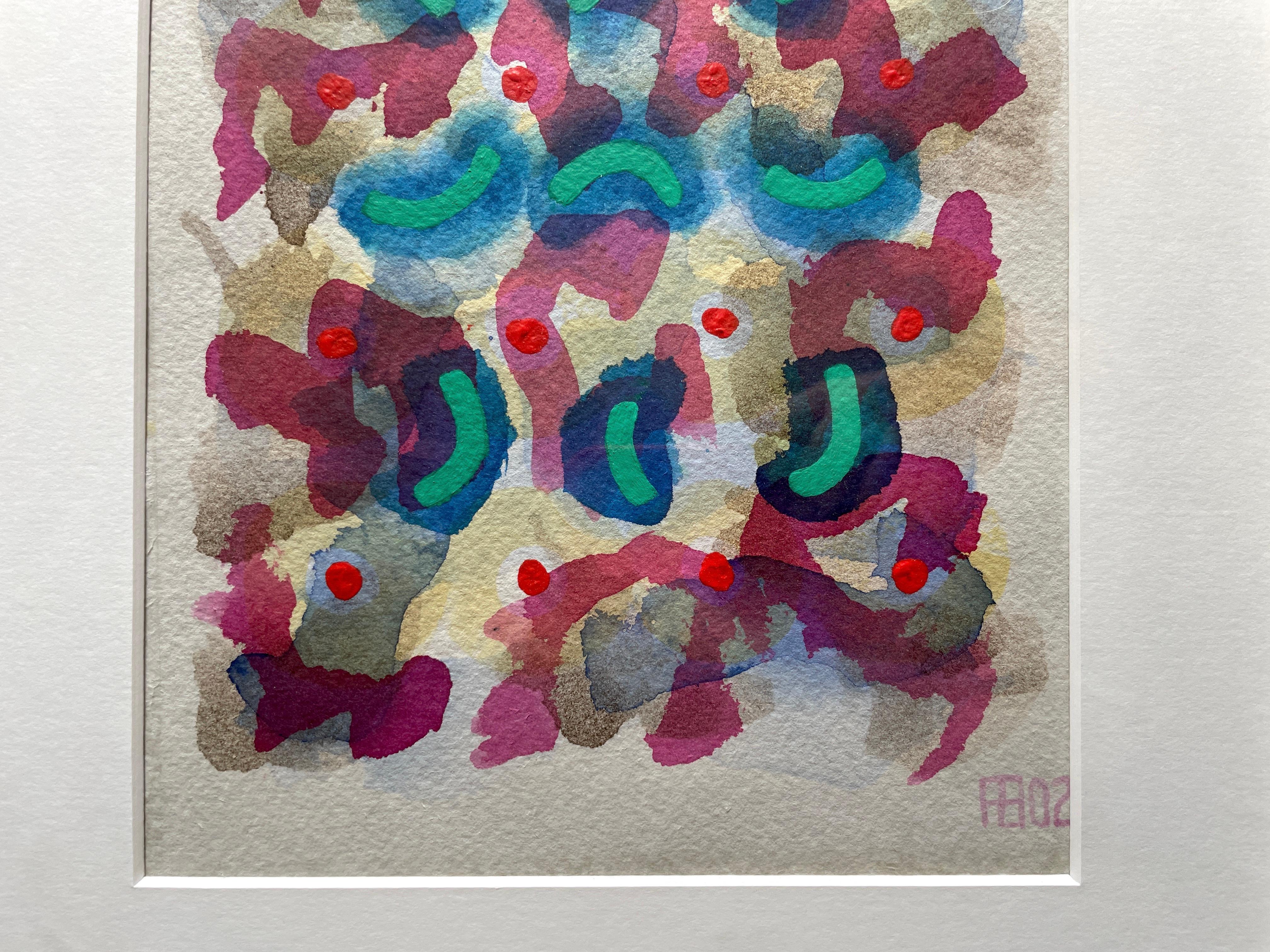 Anthony Benjamin, 'Untitled', watercolour and acrylic on paper, image size 26cm x 19cm, framed size, 39.5cm x 32cm, signed and dated 2002

Provenance: From the Artist Estate
A Gallery Certificate accompanies the painting

Anthony Benjamin was a 20th