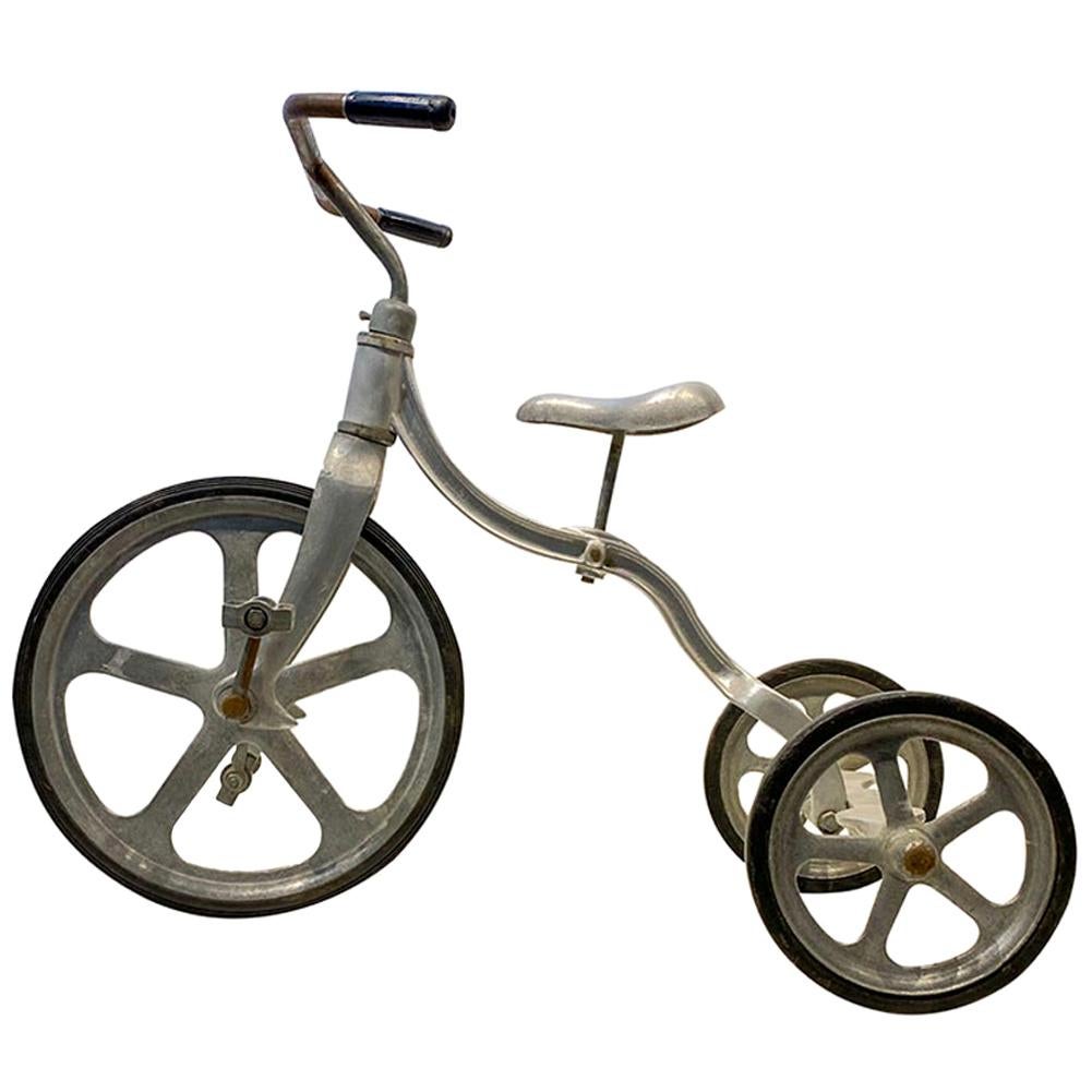 Anthony Bros. Convert-O Bike Cast Aluminum Convertible Tricycle / Bicycle For Sale