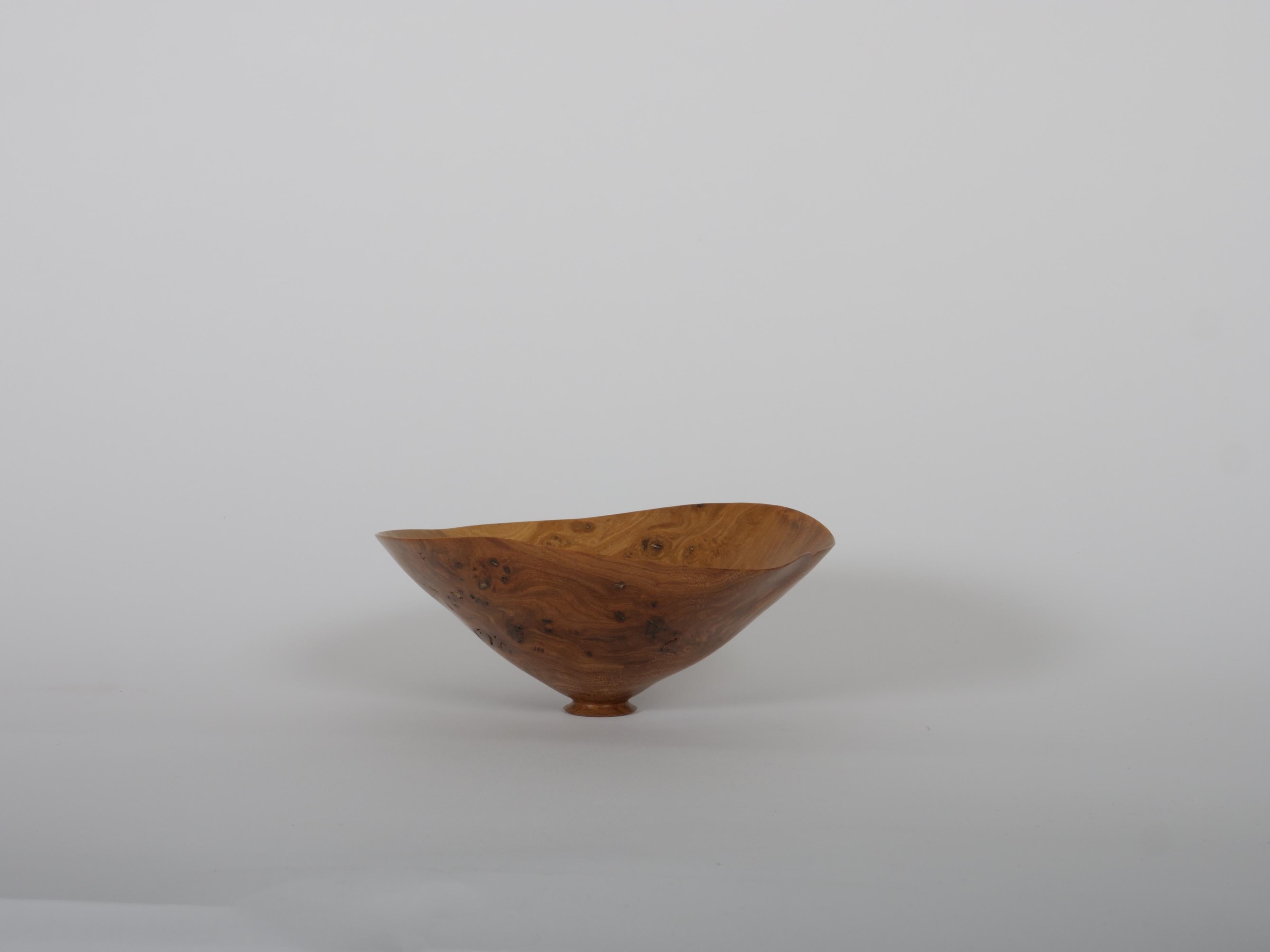 Organique Bol en bois de chêne ronceux d'Anthony Bryant c2001 en vente