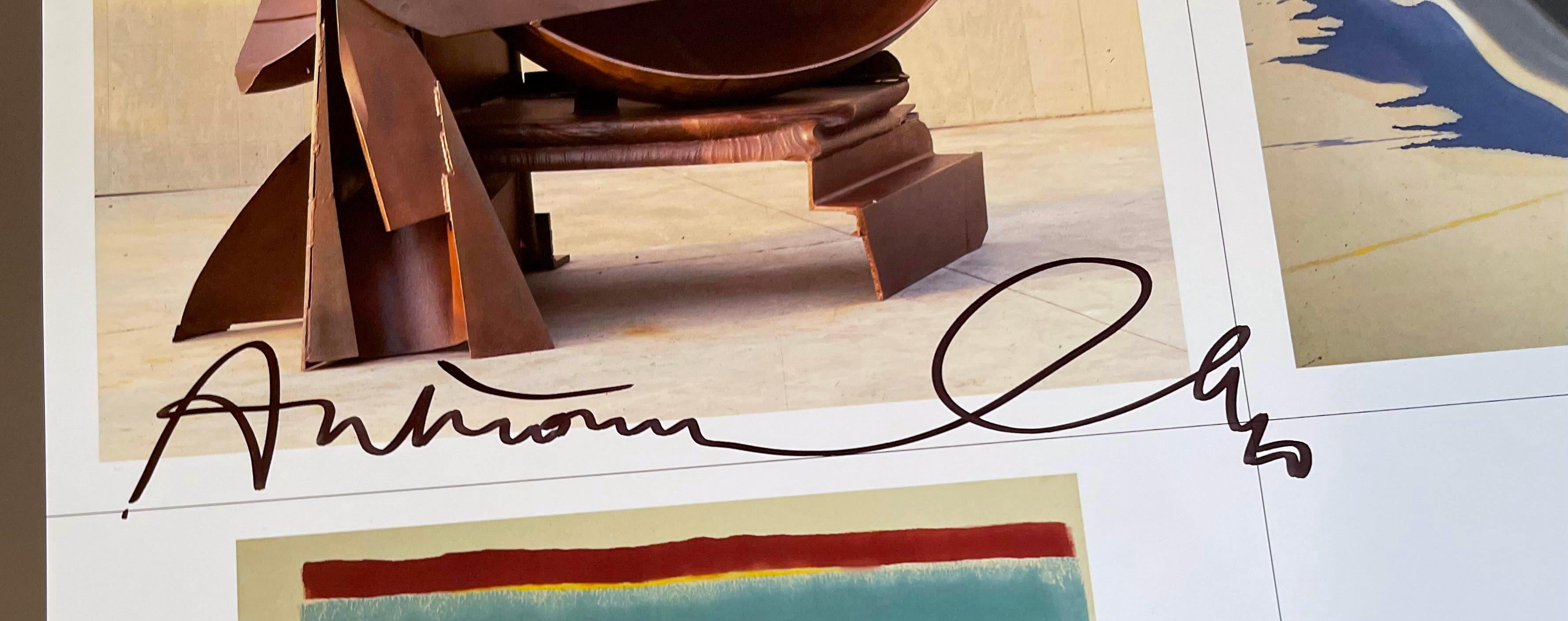 CARO, NOLAND & OLITSKI (Hand signiertes Plakat von Anthony Caro und Jules Olitski) (Abstrakt), Print, von Anthony Caro, Kenneth Noland, Jules Olitski