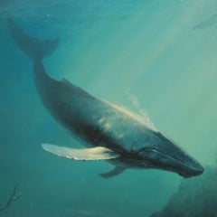 Anthony Casay Signed Marine Life Painting 18" x 24"