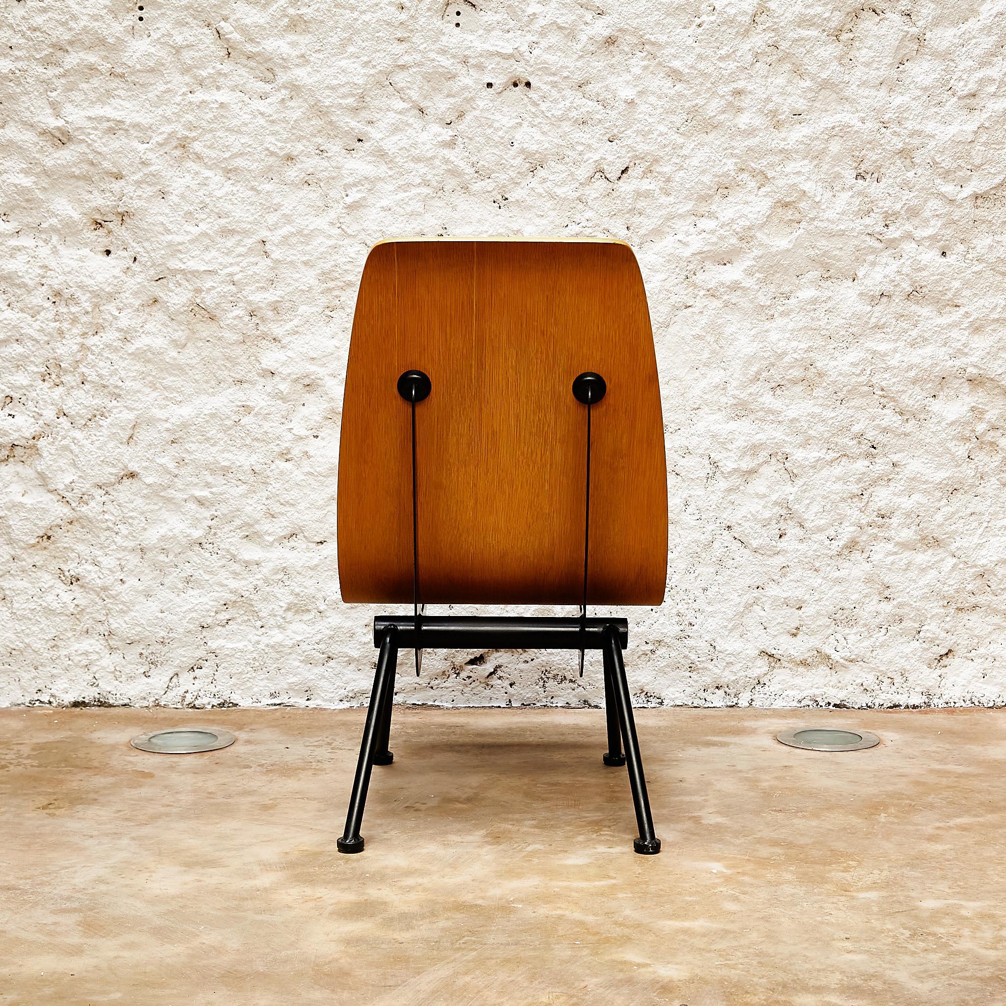 Metal Anthony Chair After Jean Prouve, circa 2000