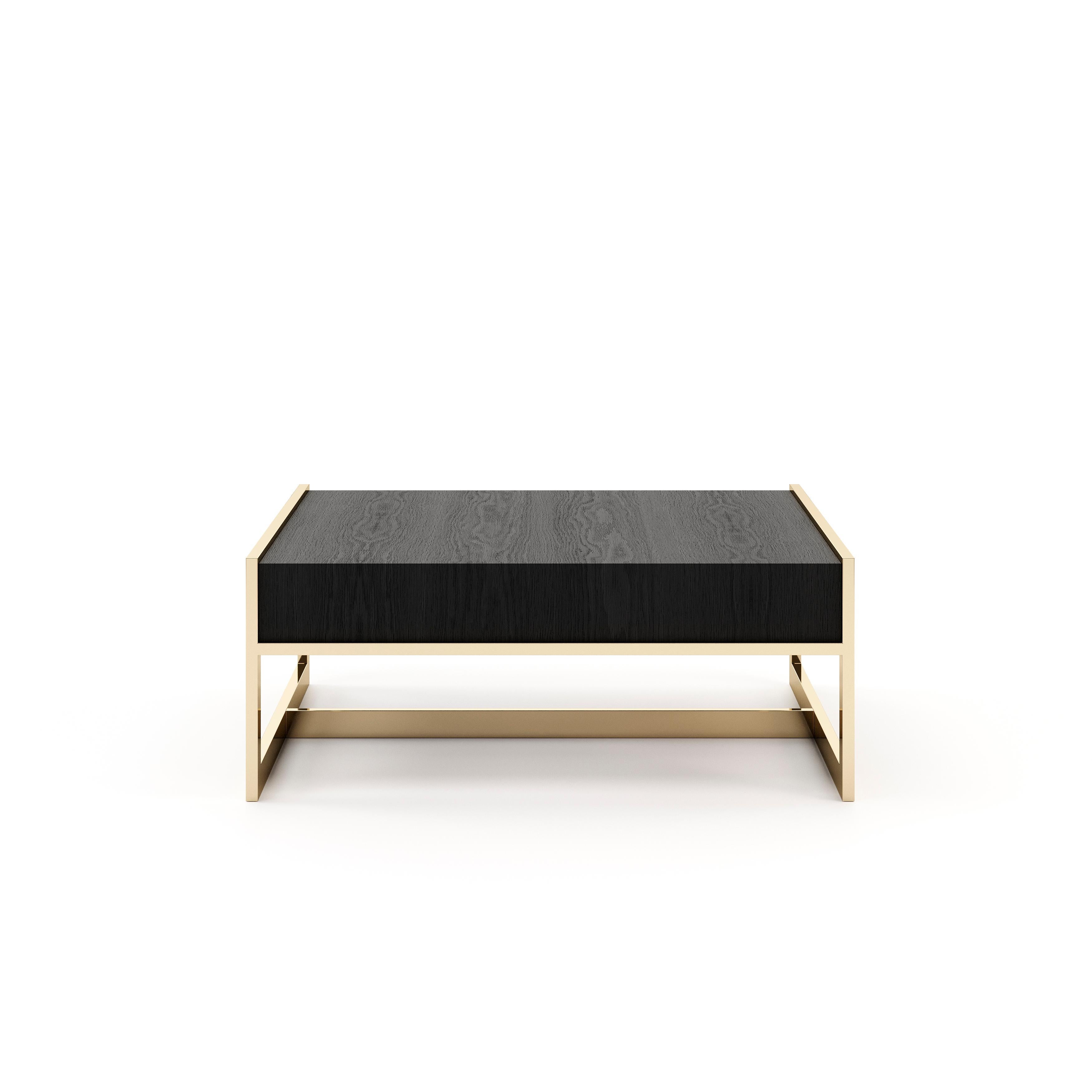 Anthony coffee table by Laskasas is a little extravagance for good design lovers. This charismatic center table combines wood and metal, shaped to create inviting rooms with a luxury soul. 

* Available in different finishes.
** Other custom sizes