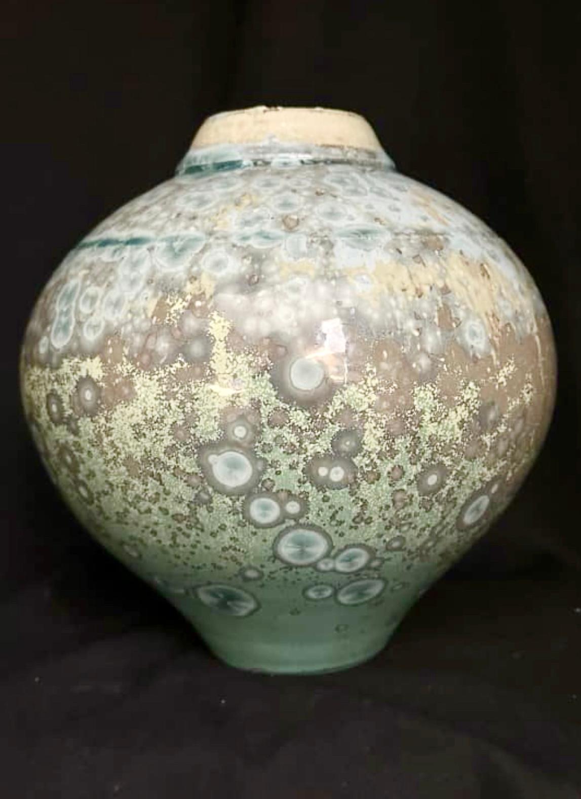 Anthony Conway, Crystalline Glaze Pottery Vase For Sale 1