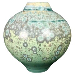Retro Anthony Conway, Crystalline Glaze Pottery Vase