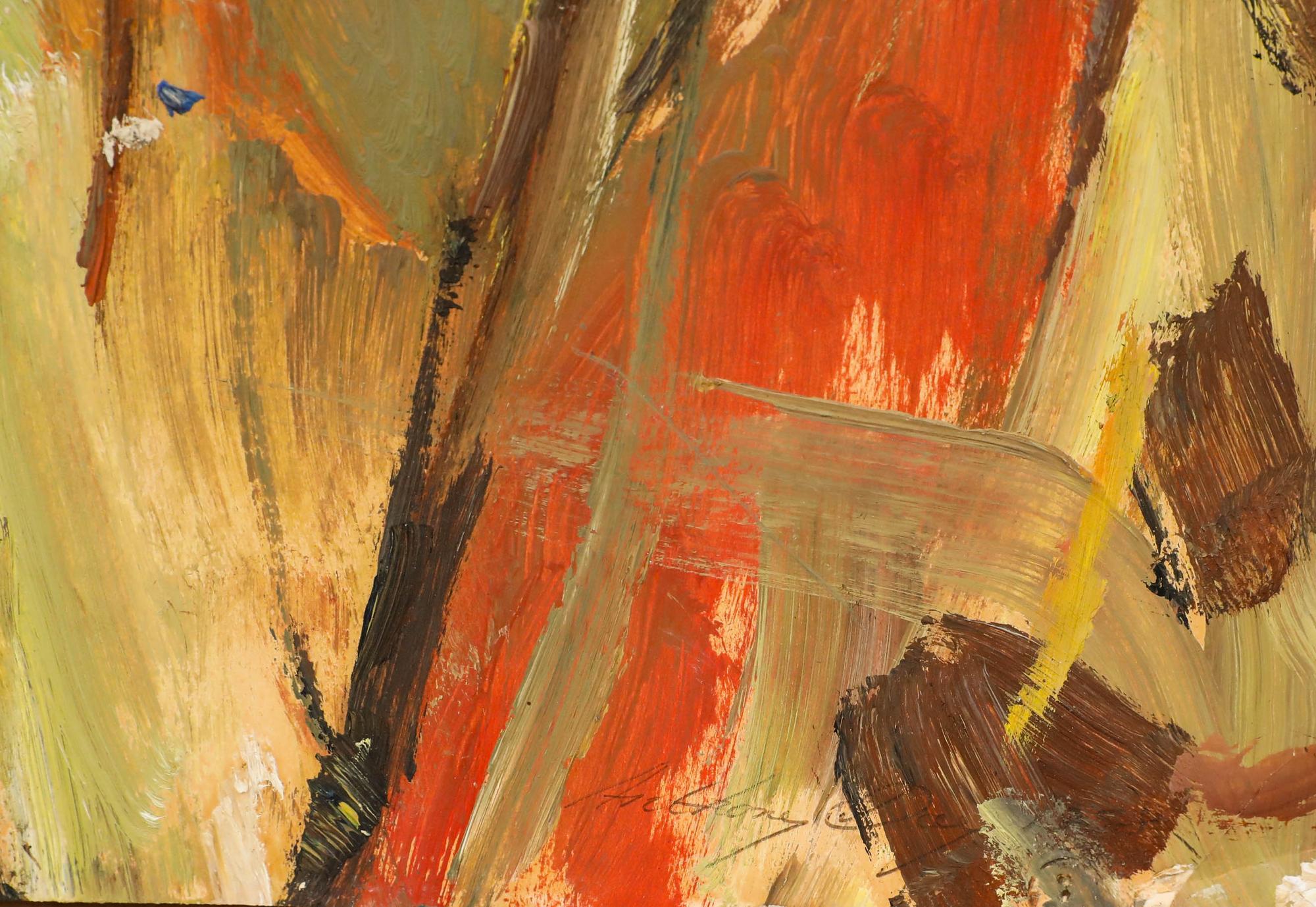 Anthony Day (1922-2023) - 20. Jahrhundert Öl, Fenland Autumn im Angebot 4