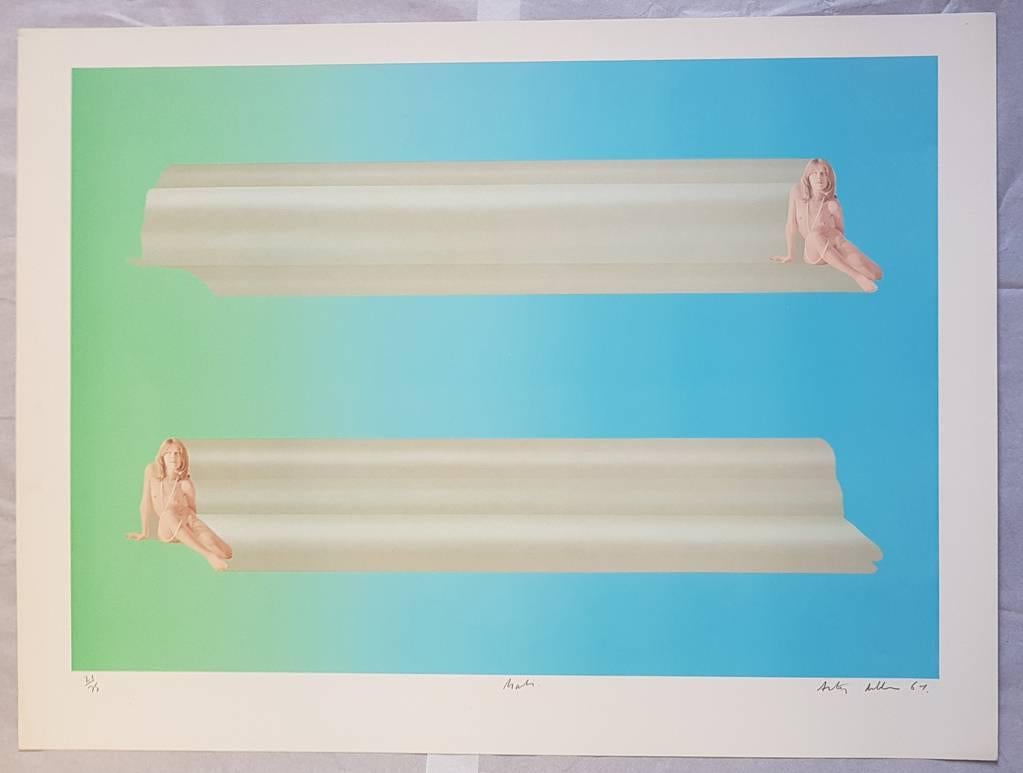 Treasure Tubes - Lithograph by Antony Donaldson - 1969 - Contemporary Print by Anthony Donaldson