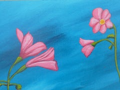 Peinture « Blooming Lucky », acrylique sur toile