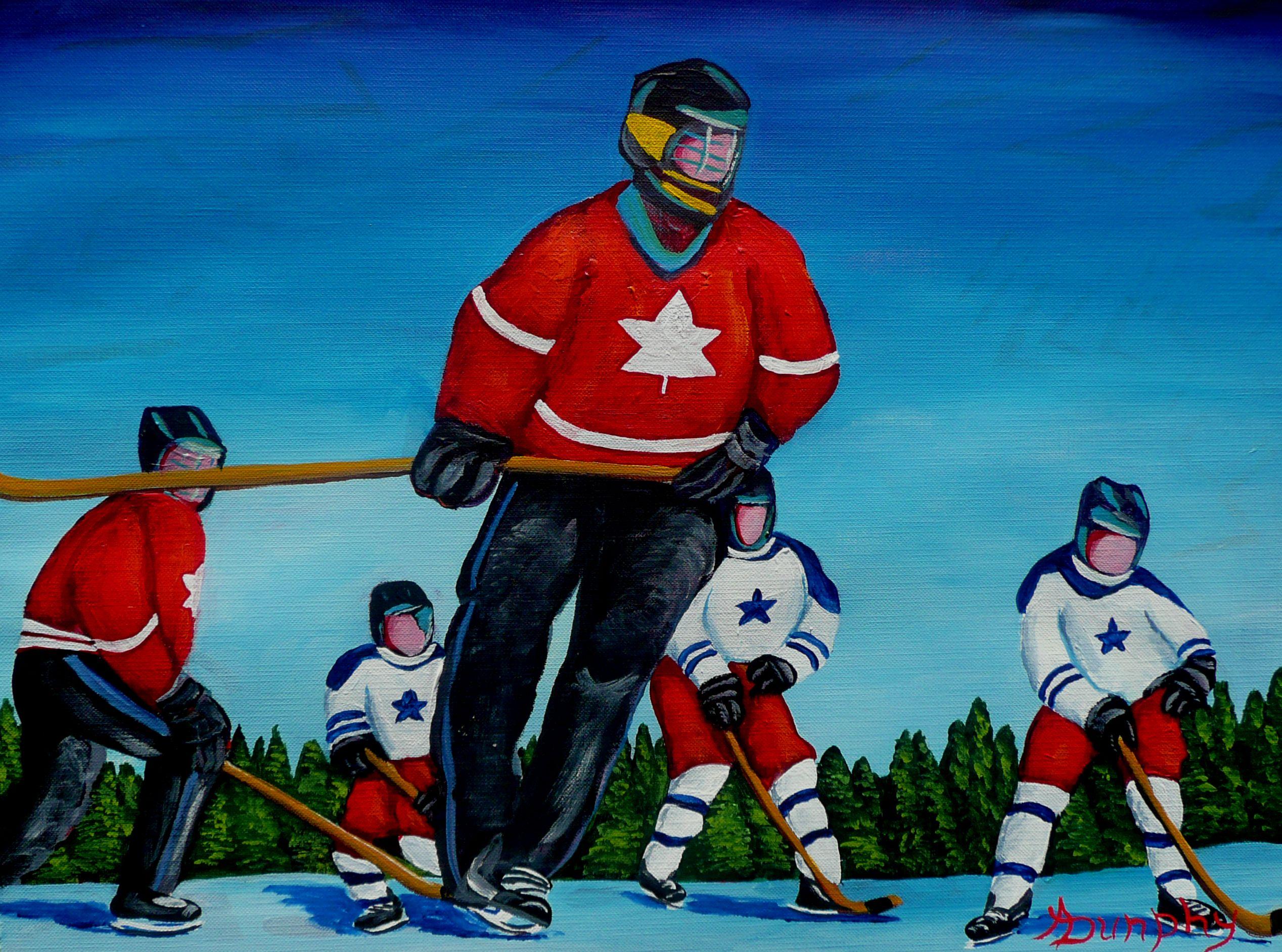 Breakaway, Pintura, Acrílico sobre papel - Painting de Anthony Dunphy
