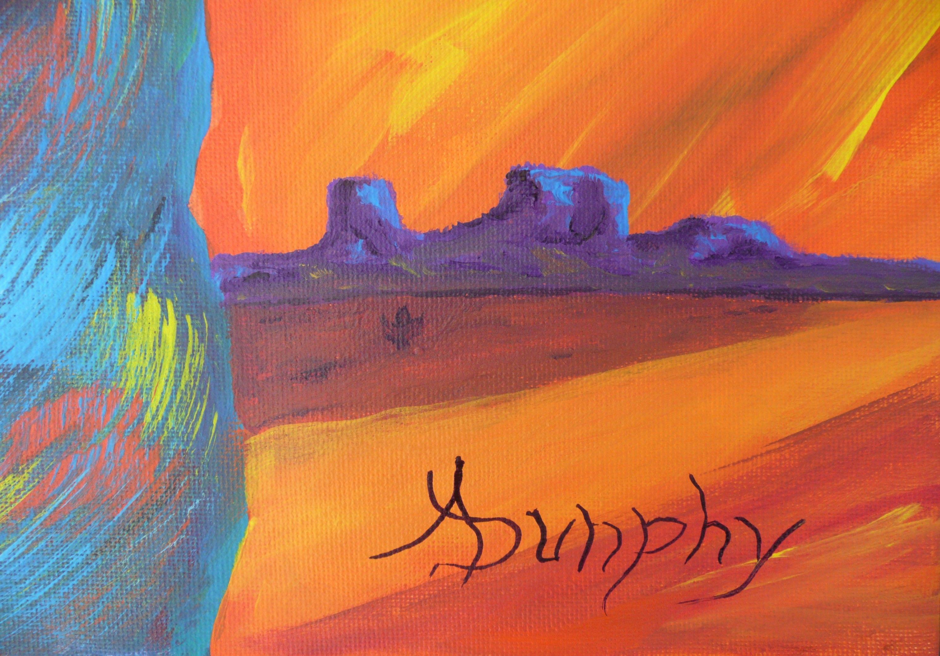 Ojo de buey, Pintura, Acrílico sobre lienzo - Painting Impresionista de Anthony Dunphy
