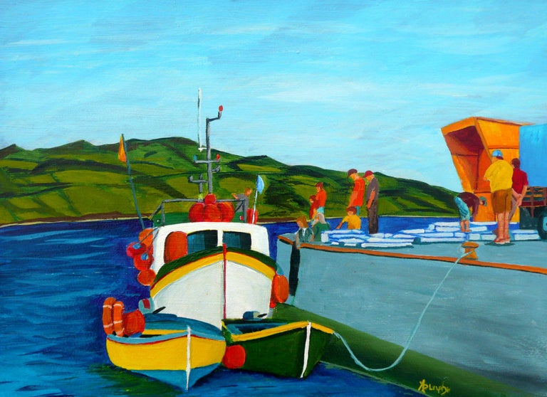 Anthony Dunphy - Catch of the Day, Painting, Acrylic on Canvas For Sale ...