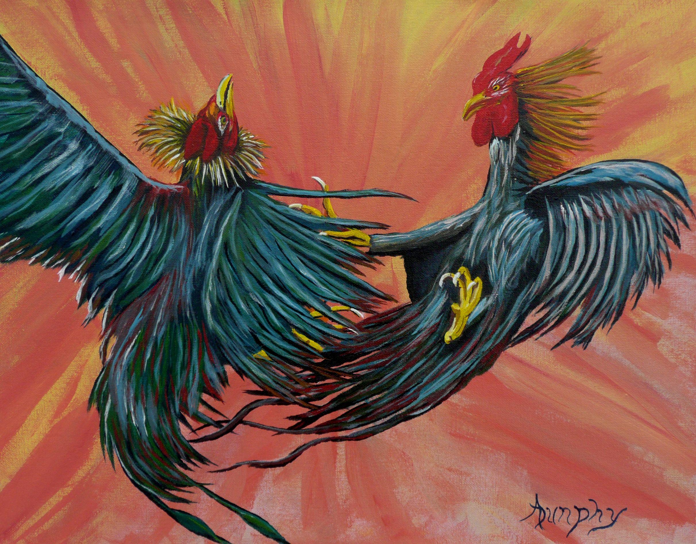 Challenge Answered, Painting, Acrylic on Canvas