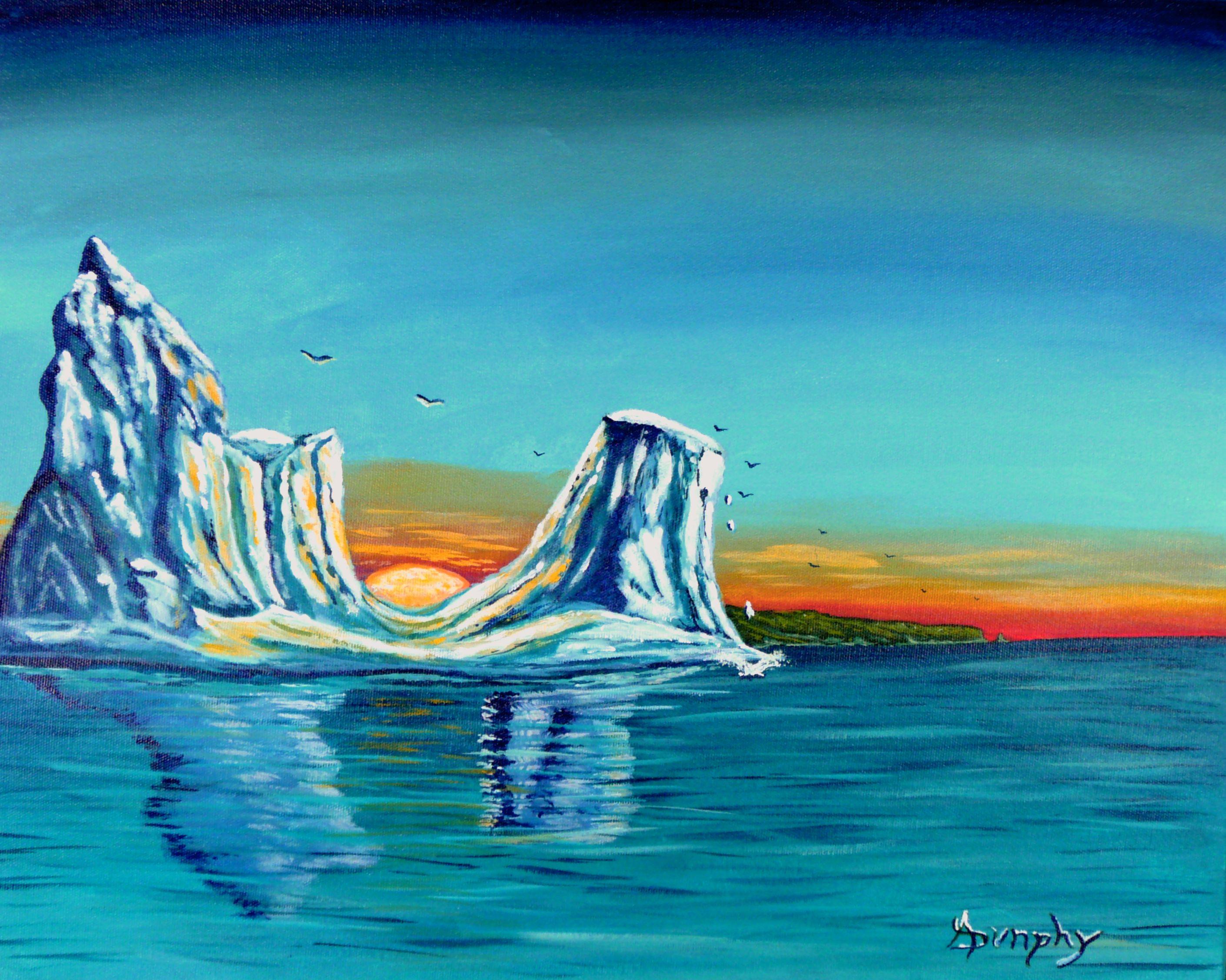 Deshielo, Pintura, Acrílico sobre lienzo - Painting de Anthony Dunphy